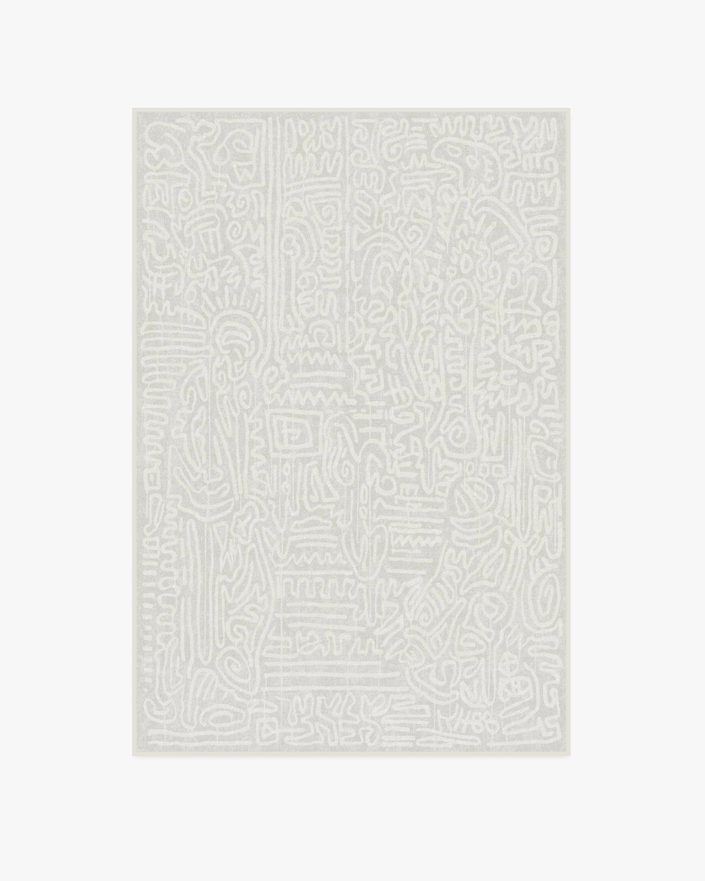 Freestyle Pearl Rug by Keith Haring