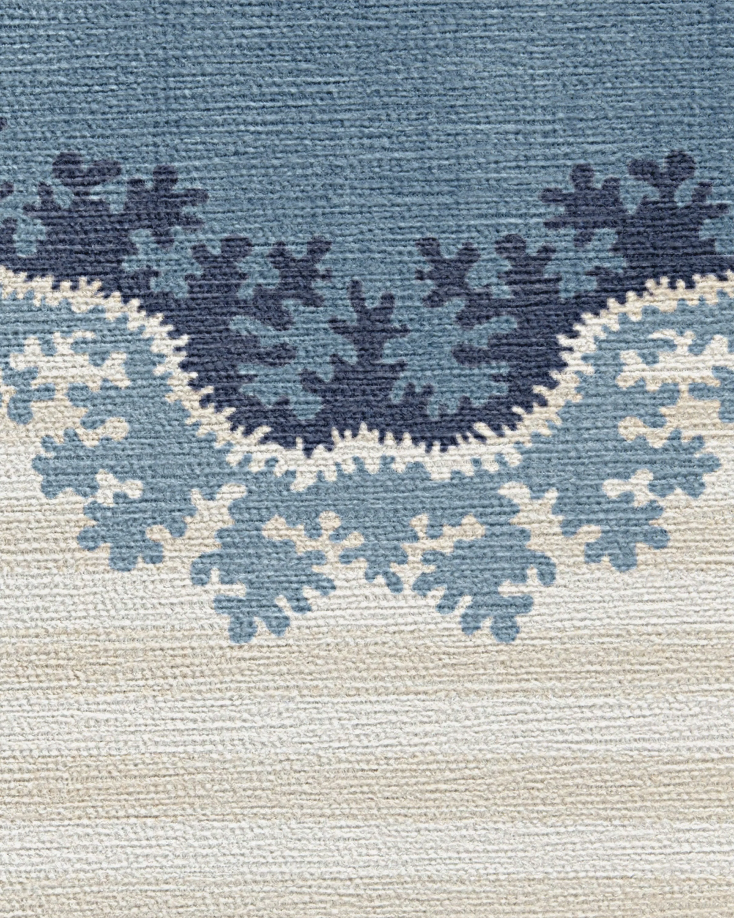 Oxbow Indigo Flatwoven Rug by Sanderson