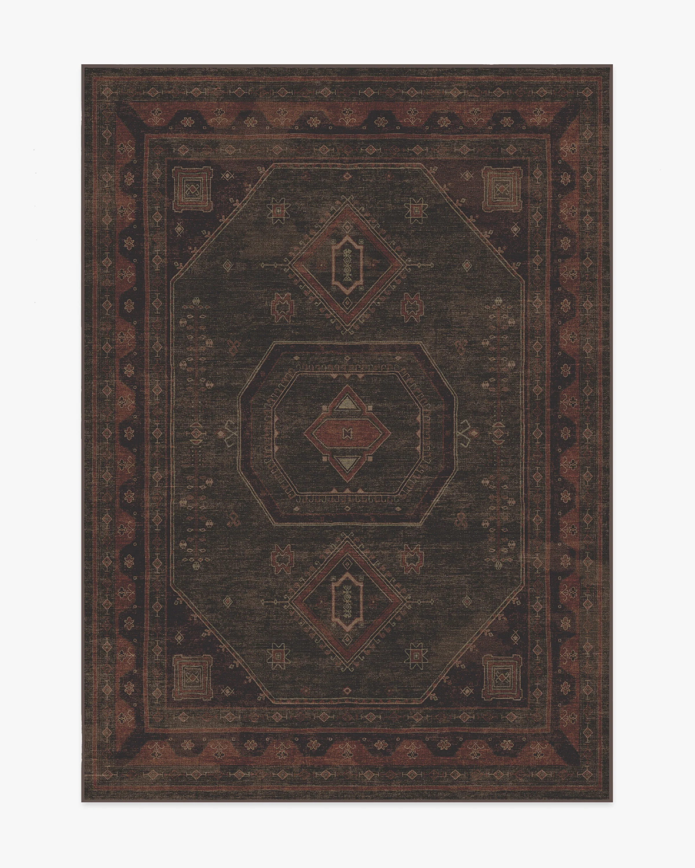 Shira Bordeaux Flatwoven Rug
