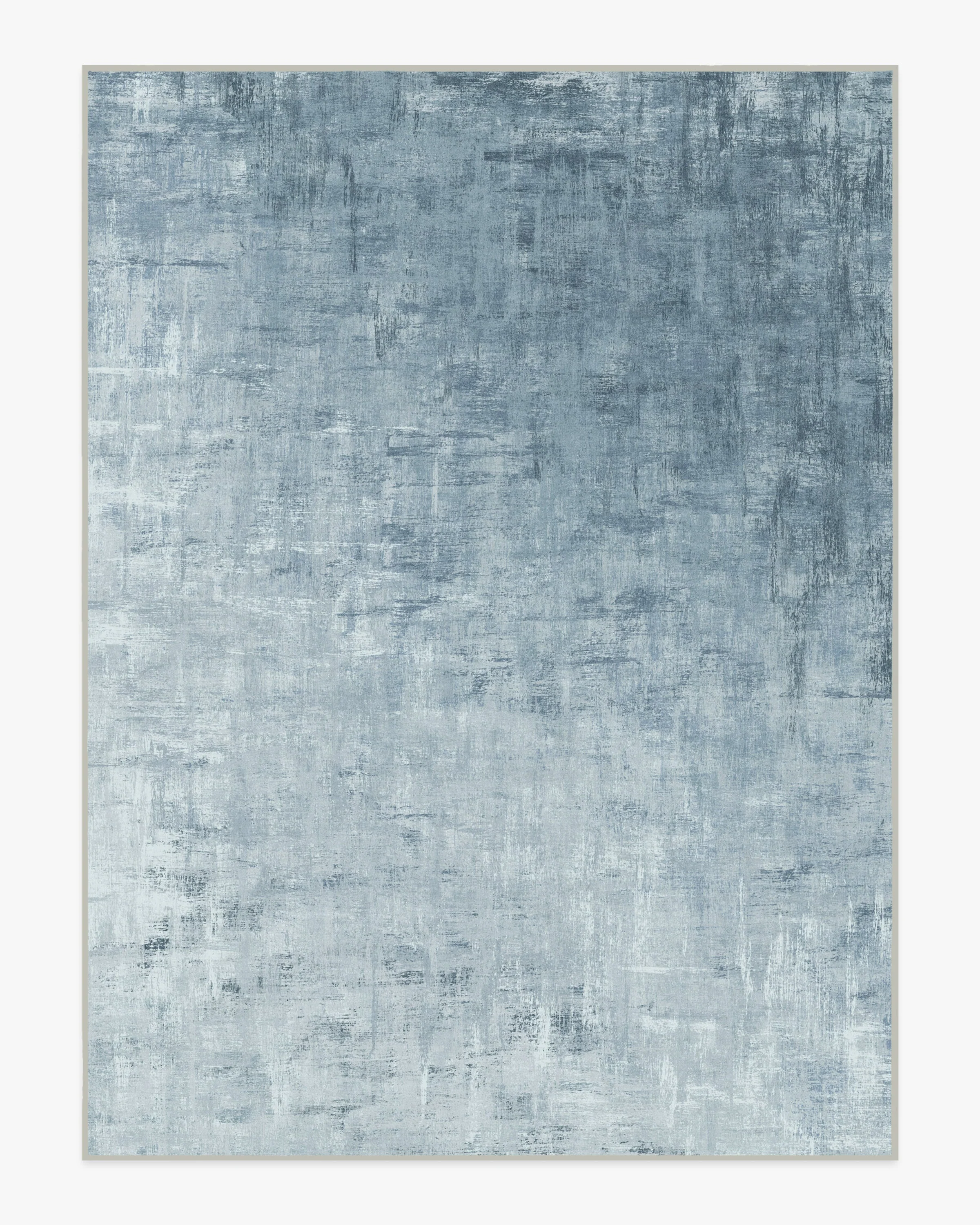 Impasto Slate Blue Flatwoven Rug