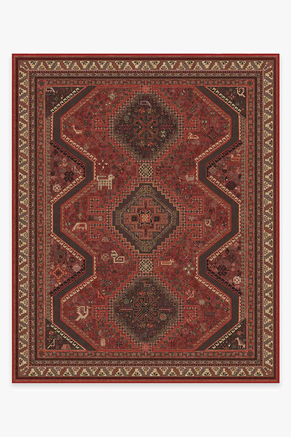 Zareen Scarlet Red Rug