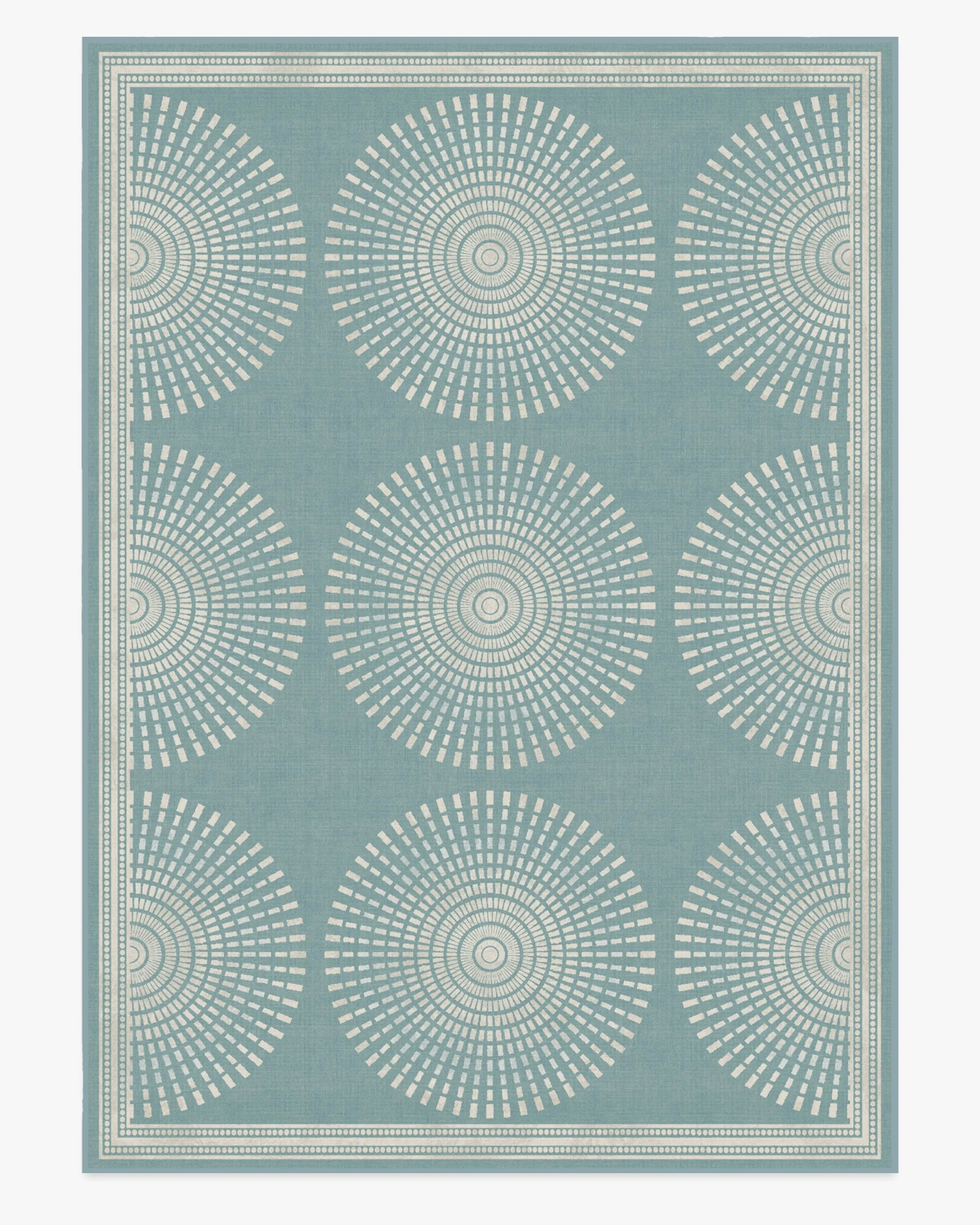 Santorini Blue Rug by Jonathan Adler
