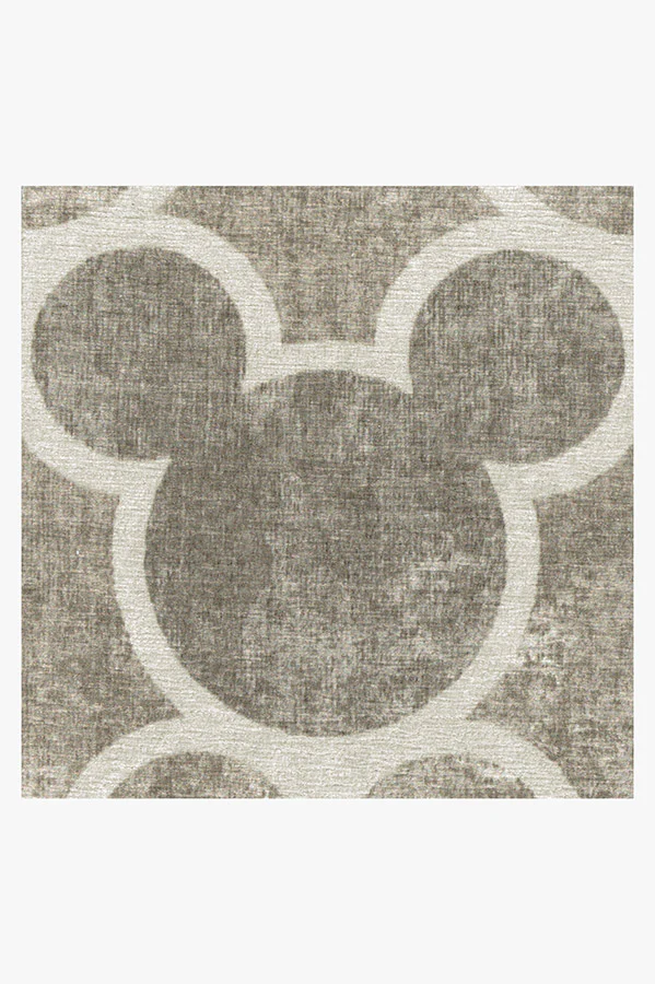 Mickey Trellis Ash Grey Flatwoven Rug