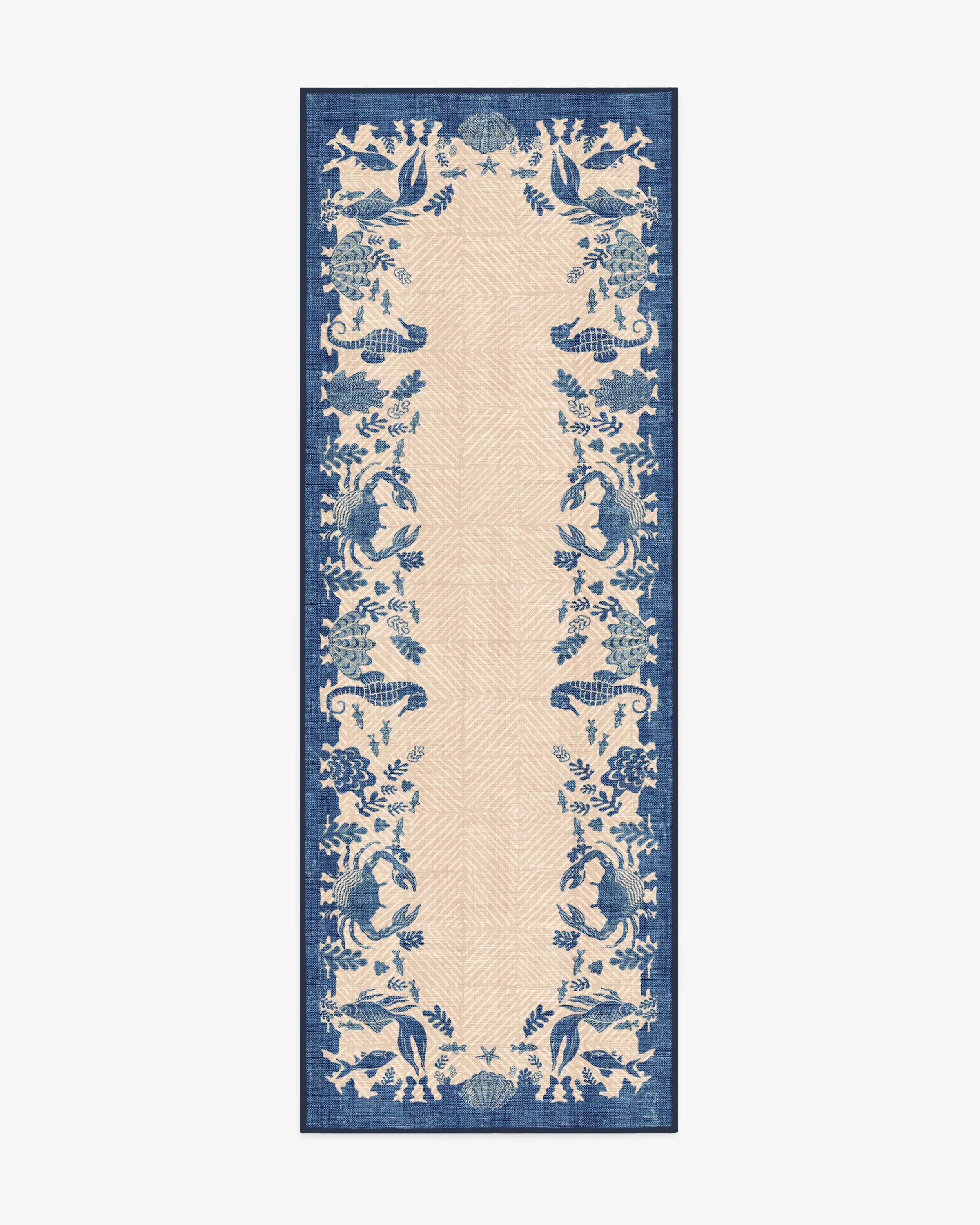Ionia Sapphire & Natural Outdoor Rug