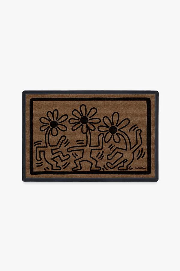 Dancing Daisy Doormat by Keith Haring