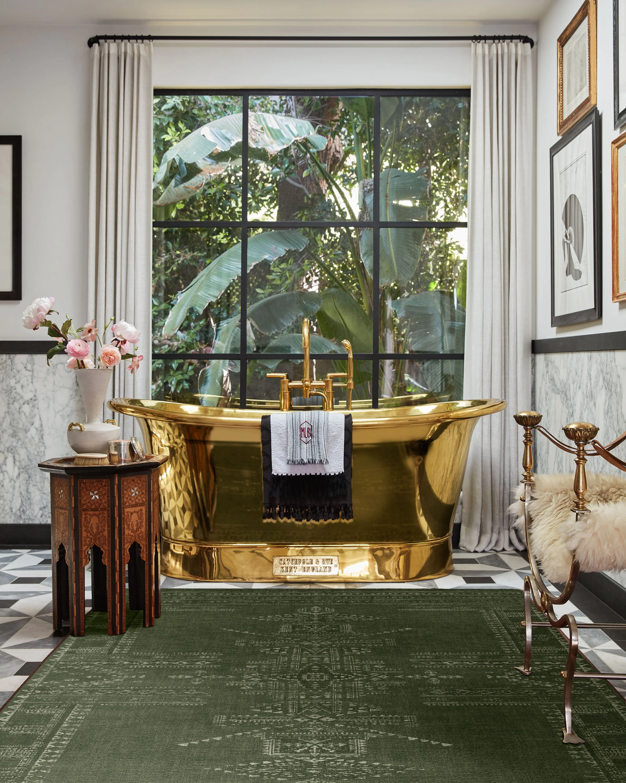 Amira Green Rug by Martyn Lawrence Bullard