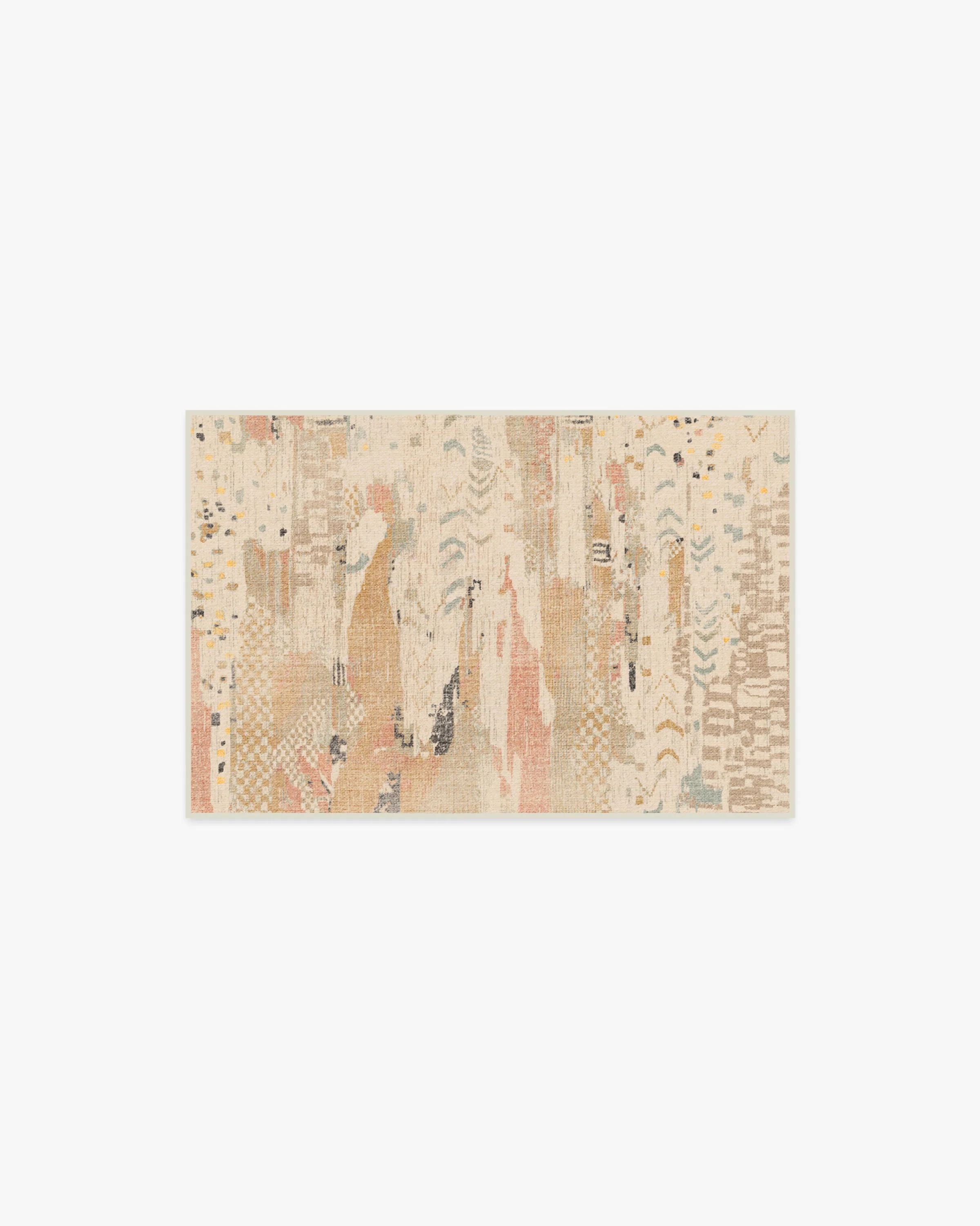 Gaia Ivory Multicolor Flatwoven Rug
