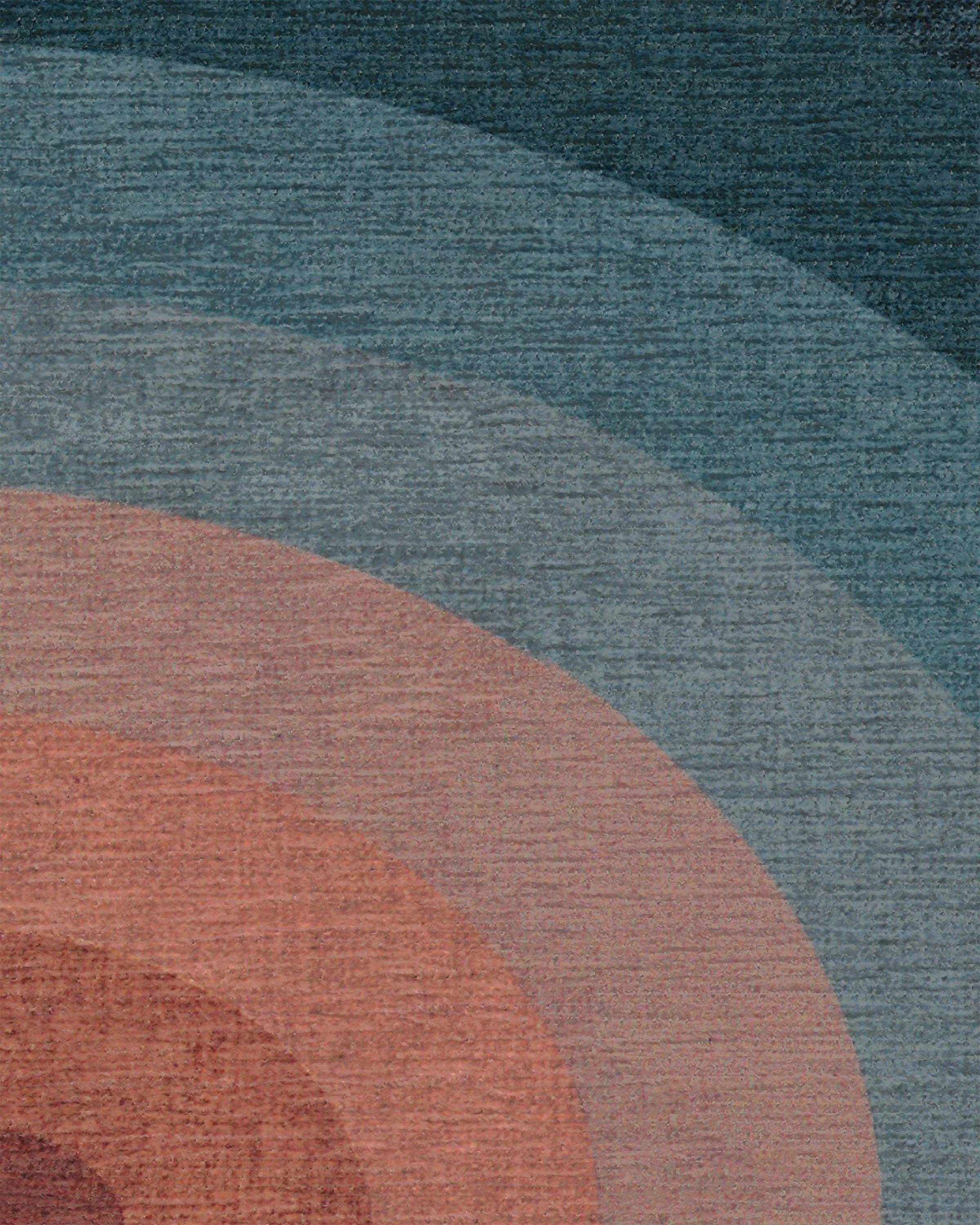 Absida Teal Flatwoven Rug