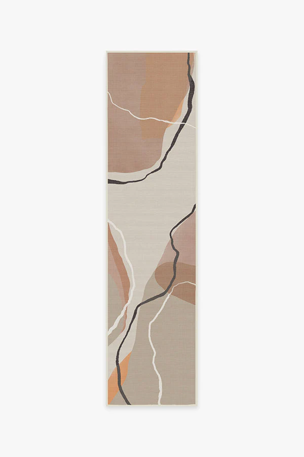 Petra Copper Rose Outdoor Rug