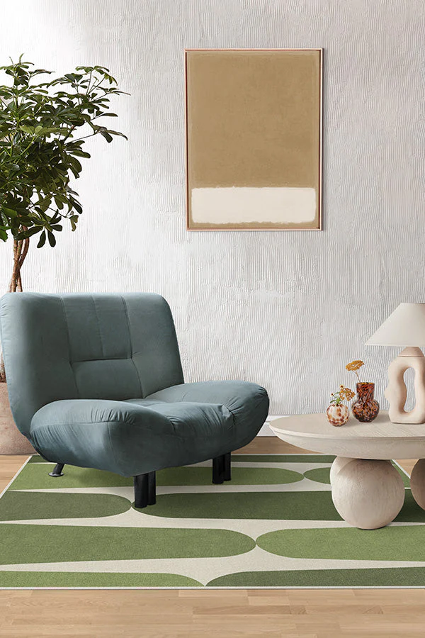 Millie Sage Green Flatwoven Rug