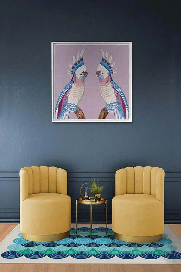 Biba Blue Green Rug by Jonathan Adler