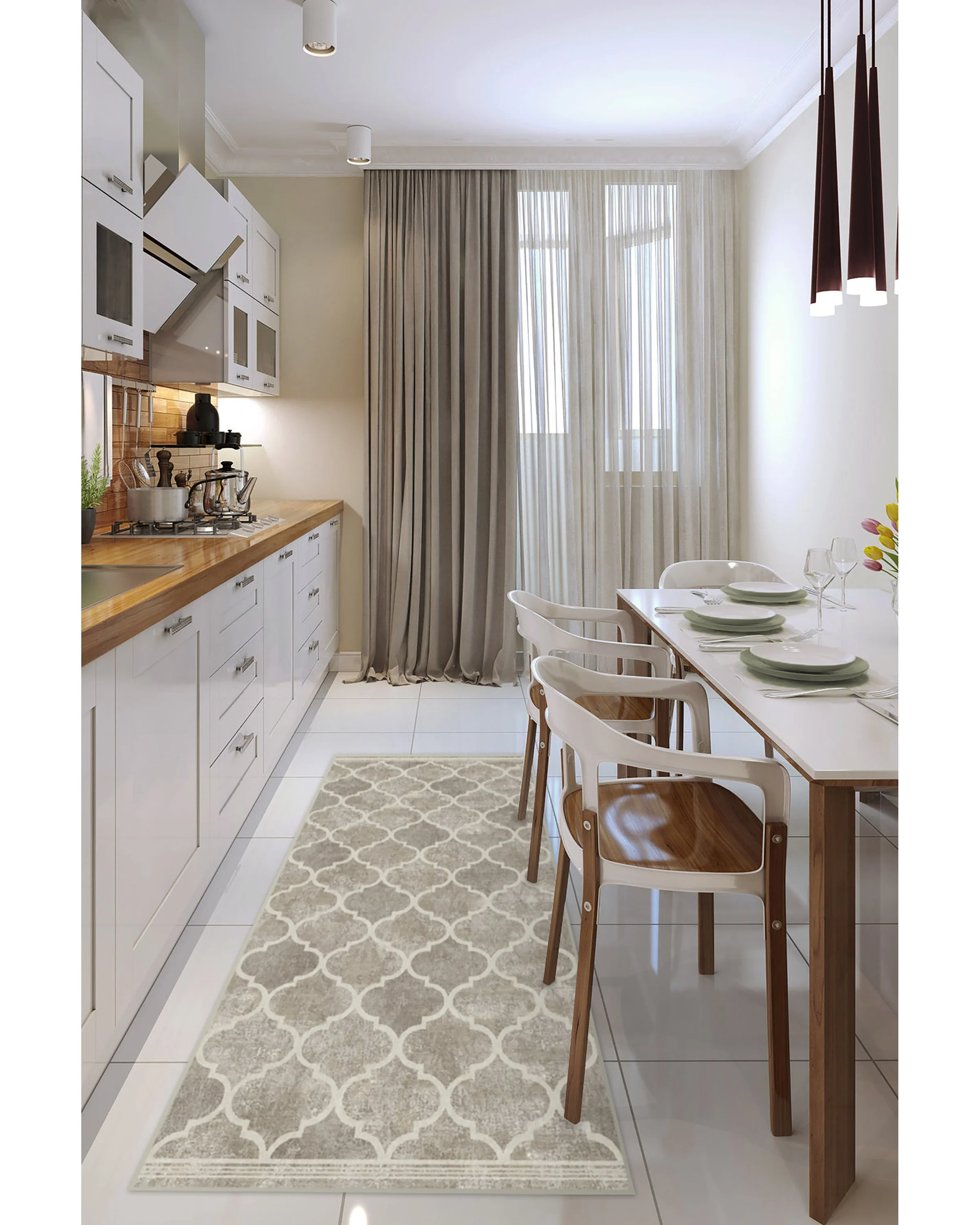 Terali Ash Grey Flatwoven Rug