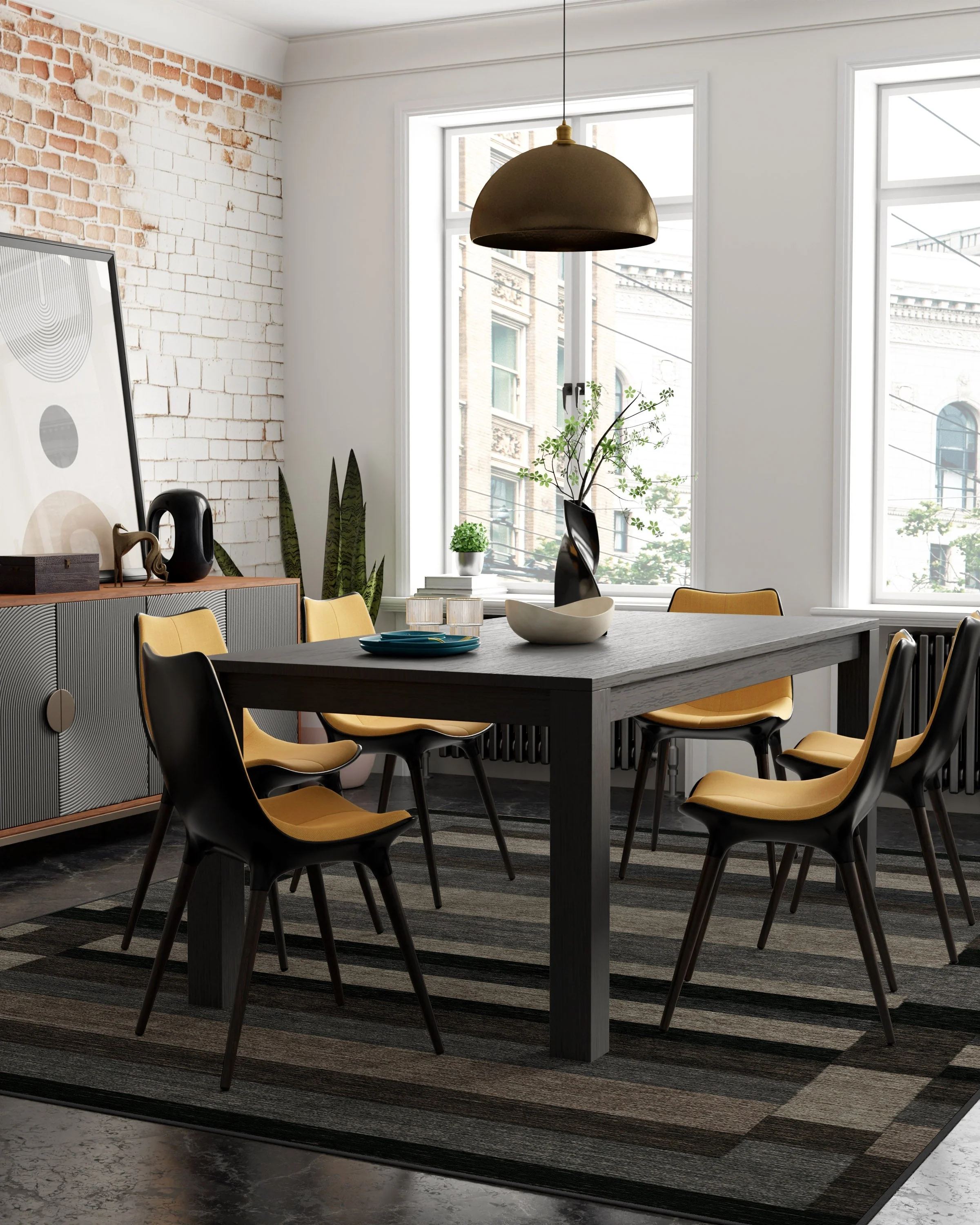 Paris Tonal Grey Rug by Michael Michalsky