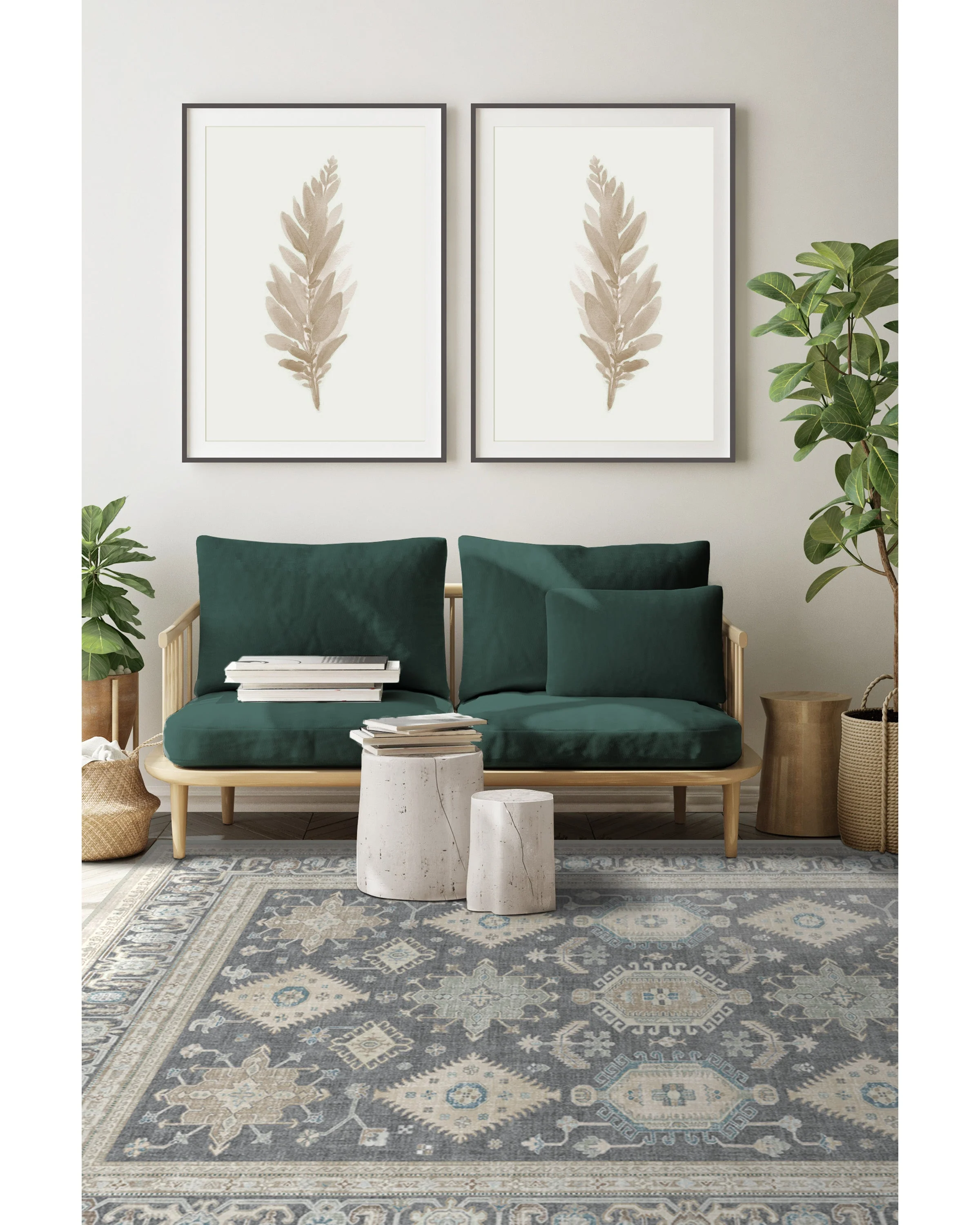 Cambria Abalone Flatwoven Rug