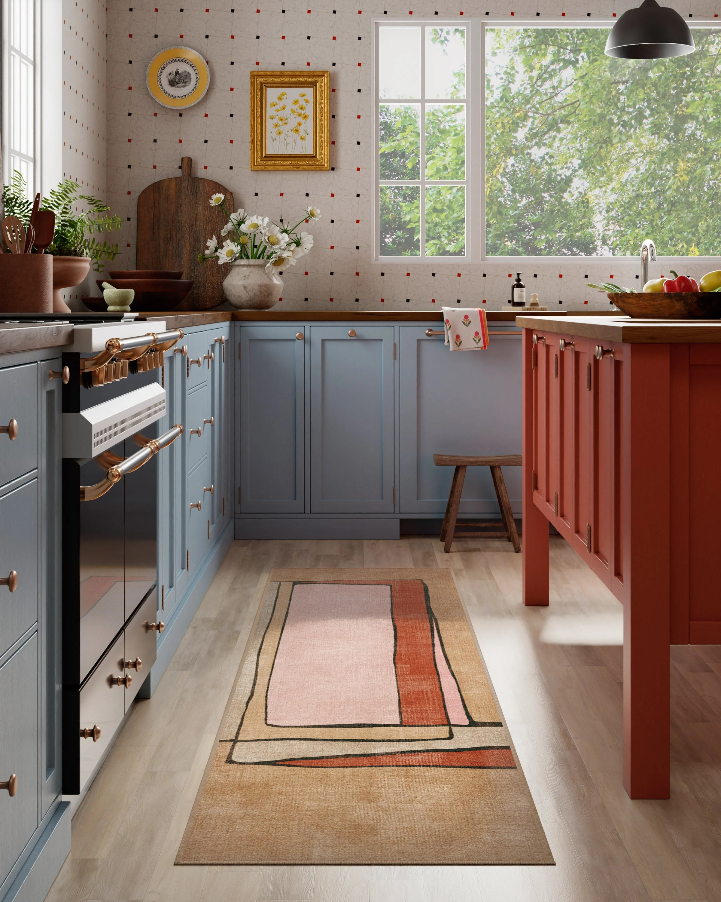 Ari Natural Multicolor Rug