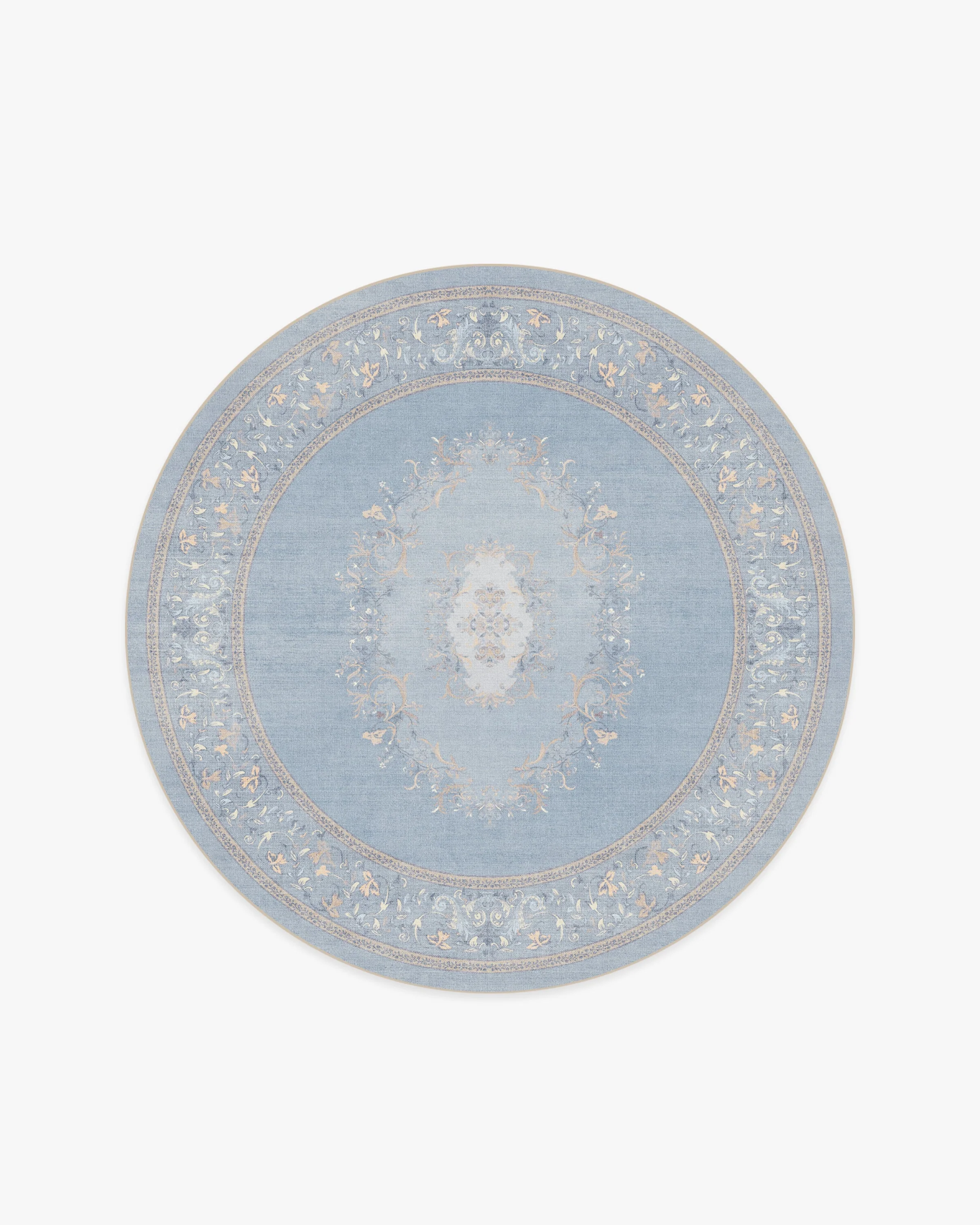 Lady Whistledown Soft Blue Rug by Bridgerton