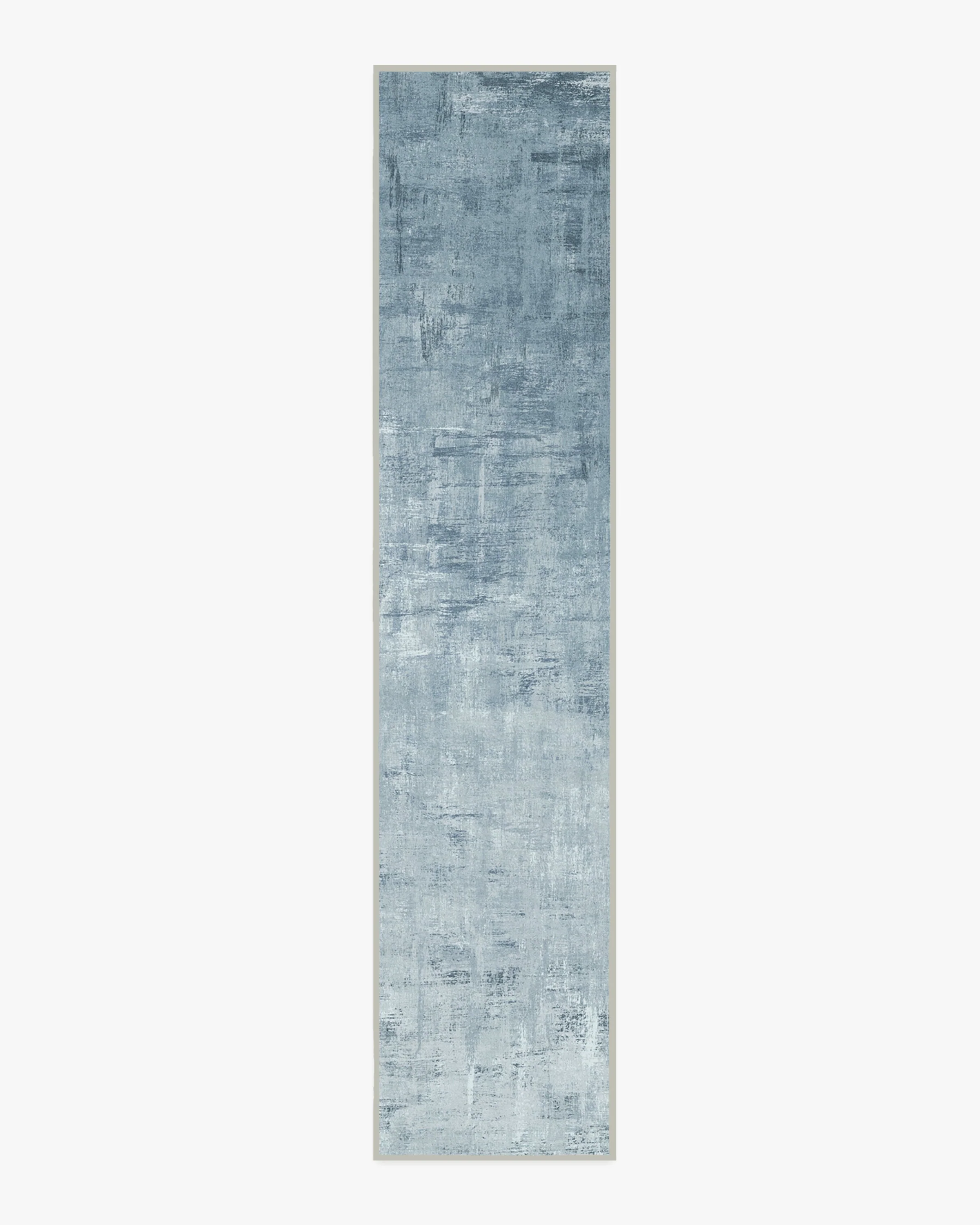 Impasto Slate Blue Flatwoven Rug