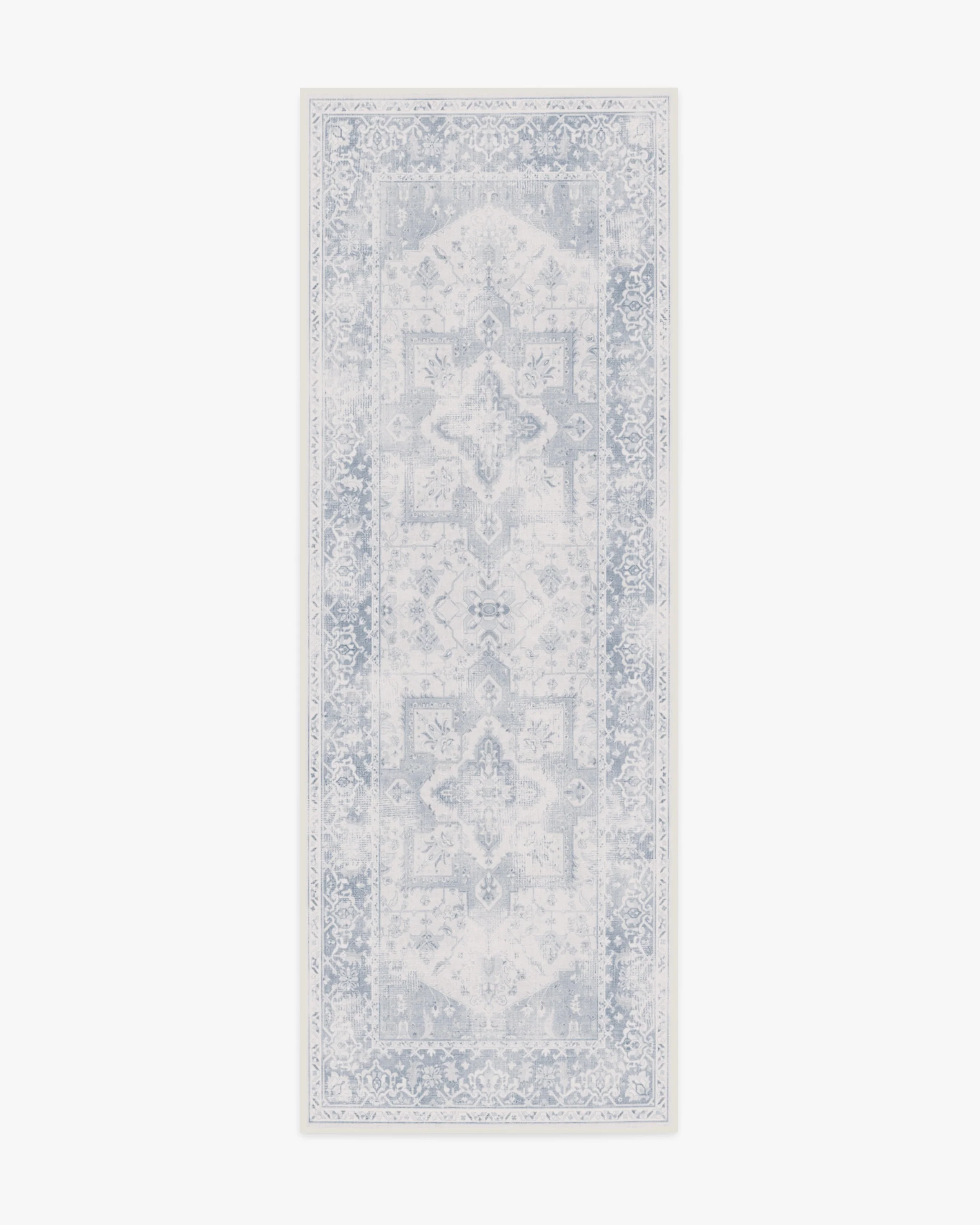Kira Soft Blue Flatwoven Rug