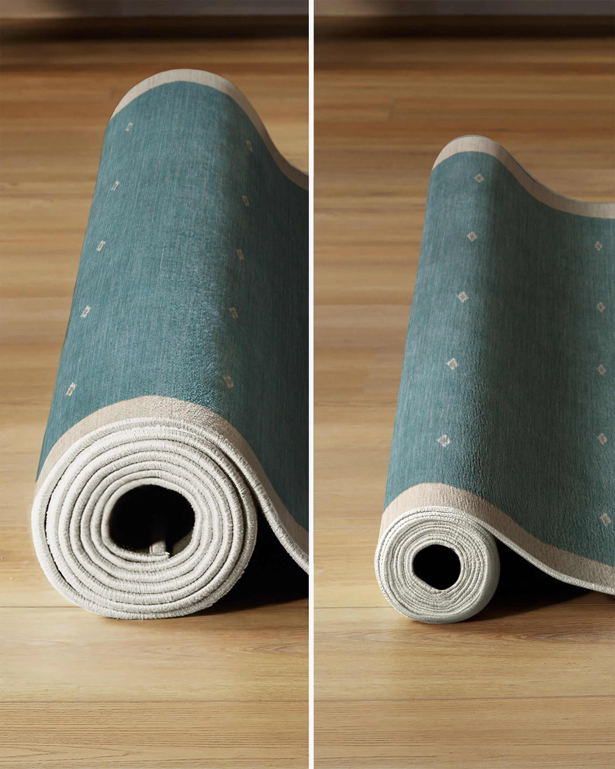 Luna Soft Teal Rug by goop