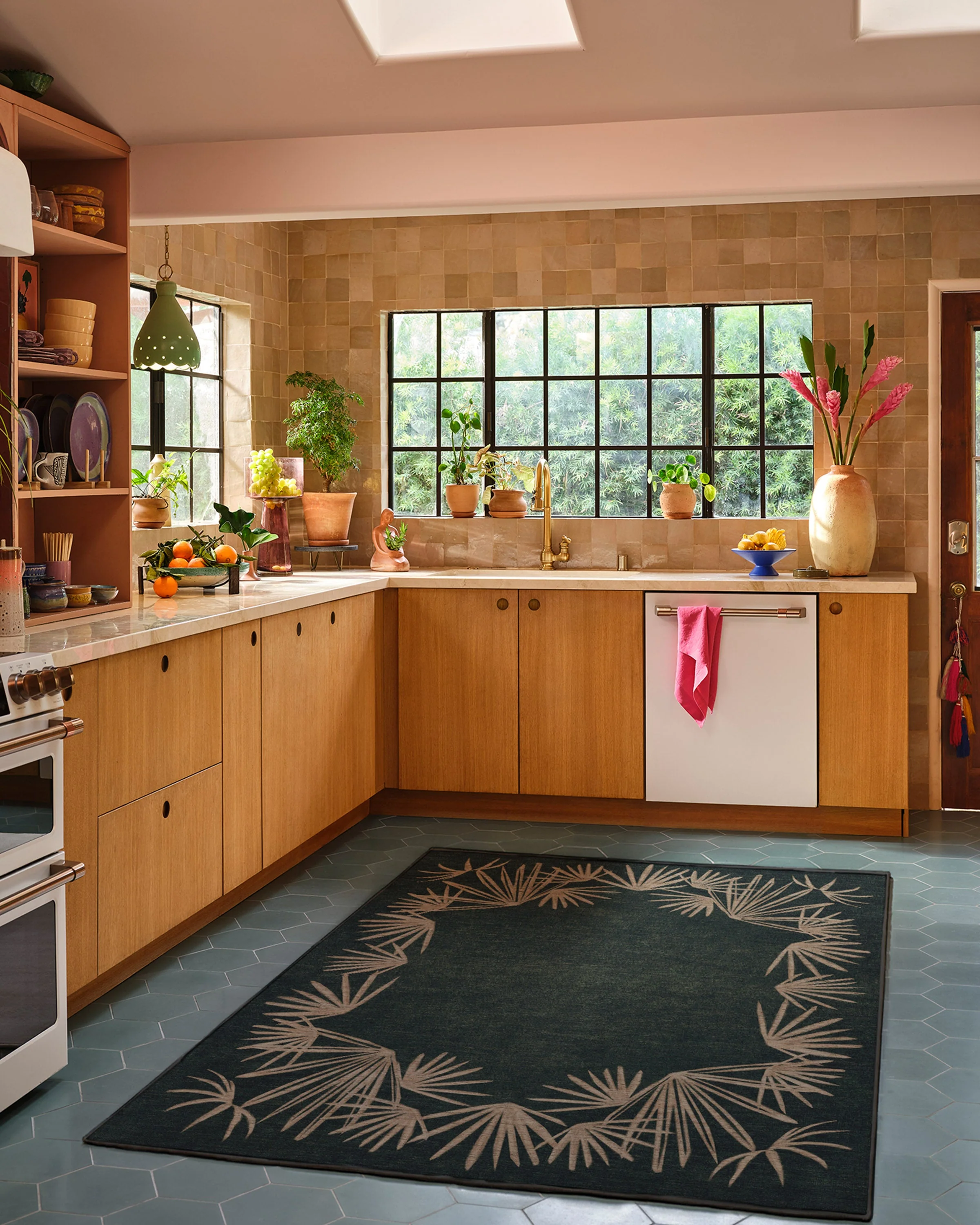 Tarsila Forest Flatwoven Rug by Justina Blakeney