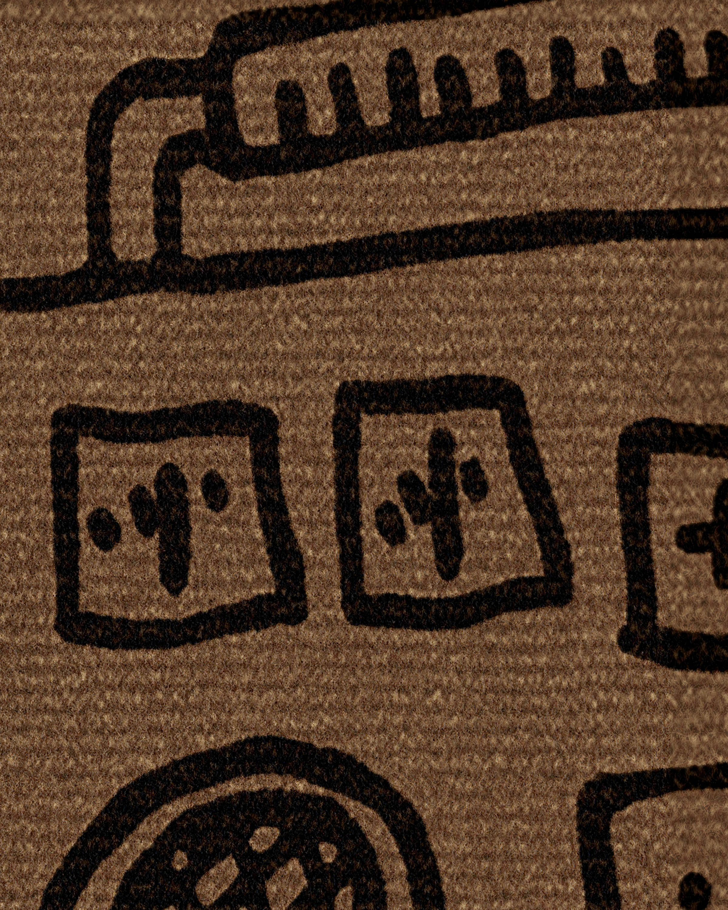 Real Talk Doormat by Keith Haring
