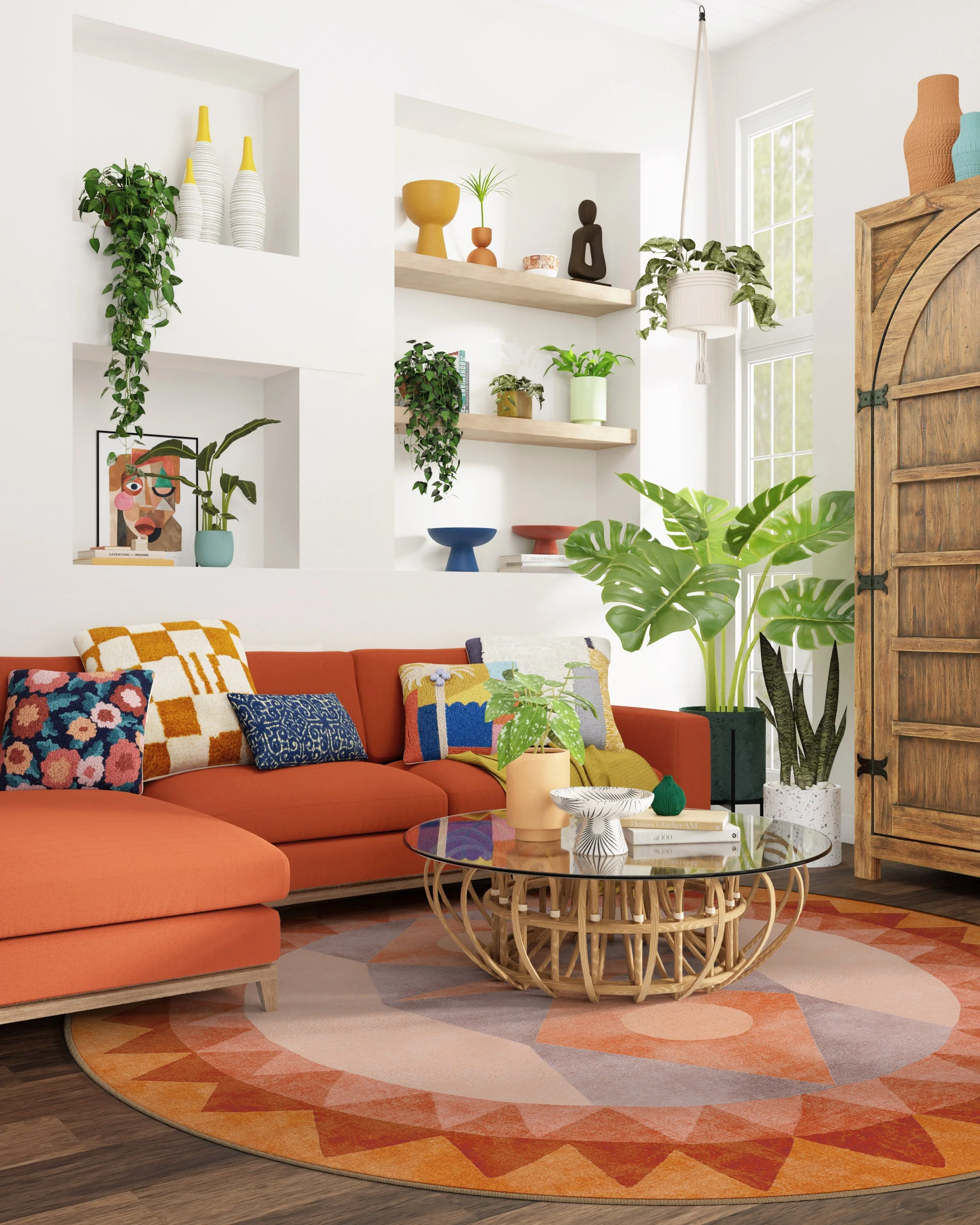 Hilma Sunset Rug by Justina Blakeney
