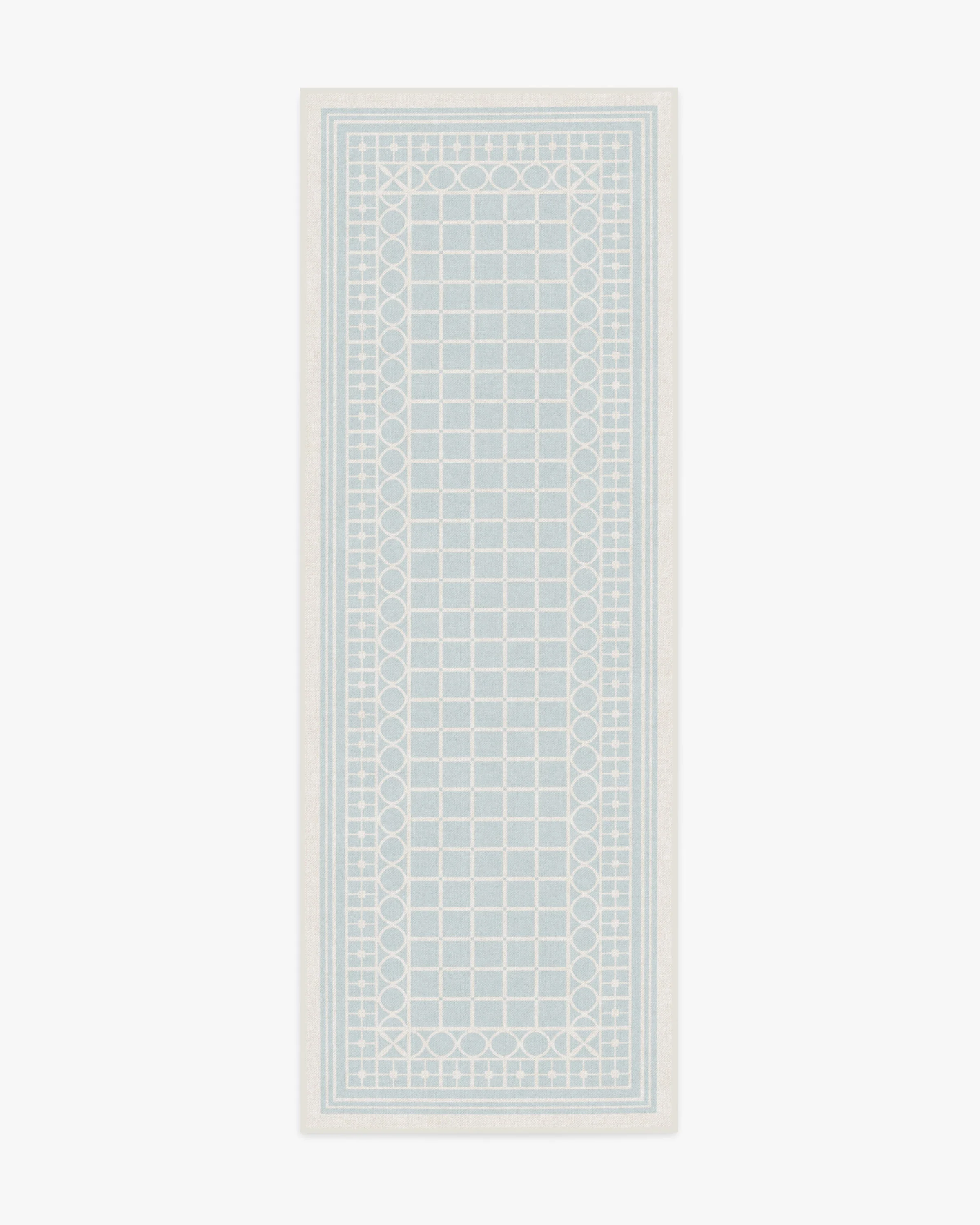 Palm Beach Powder Blue Rug by Gray Malin
