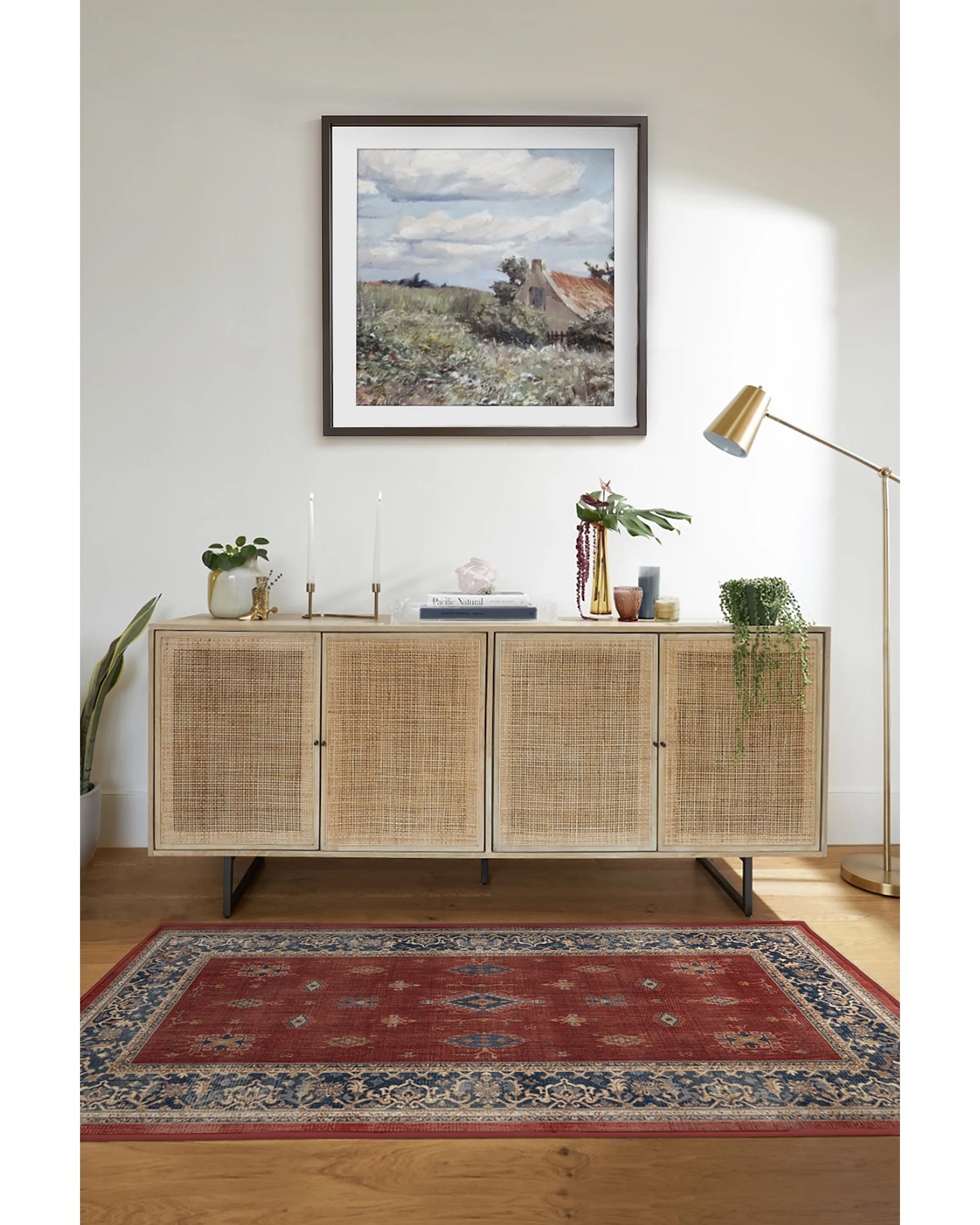 Verena Amber Red Rug