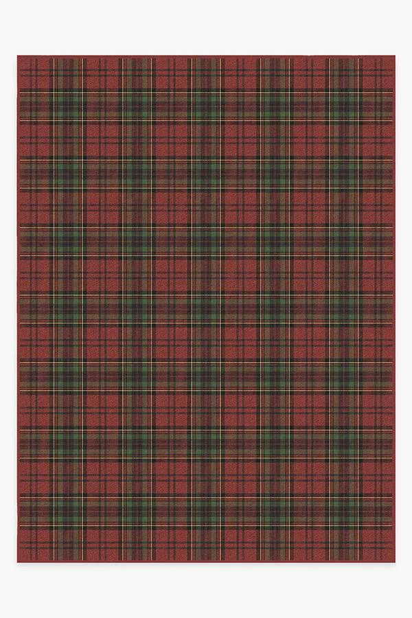 Dress Stewart Tartan Red Flatwoven Rug