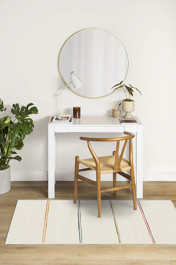 Stella Ivory Rainbow Rug by The Home Edit