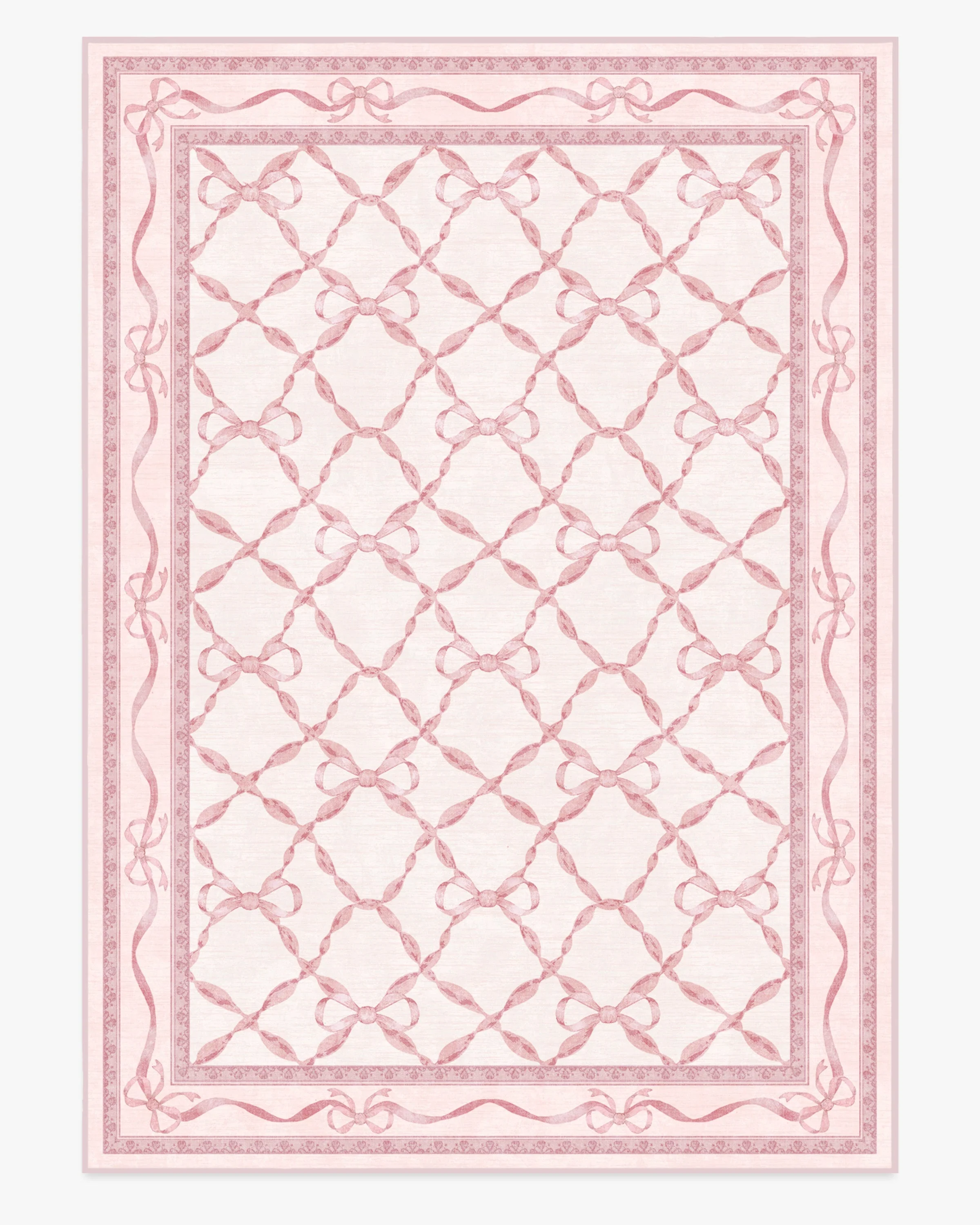 Eloise Pink Flatwoven Rug by Mrs. Alice