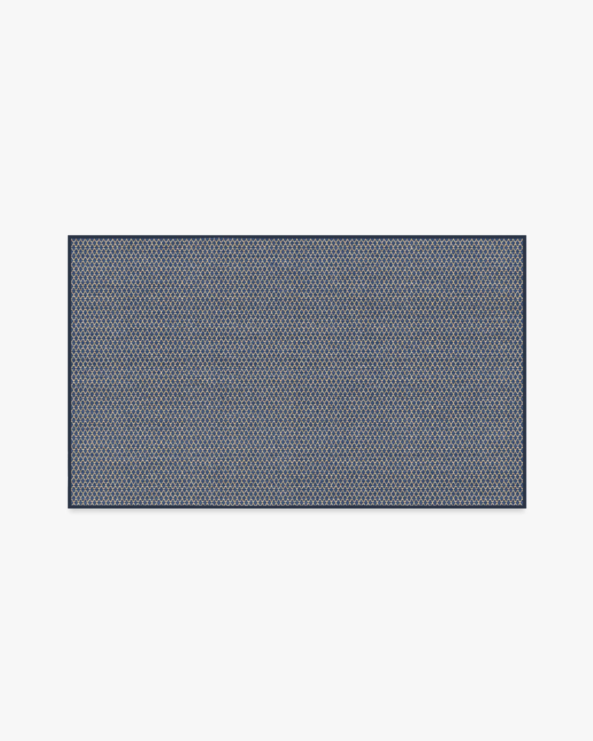 Tillie Solid Soft Navy Re-Jute Rug