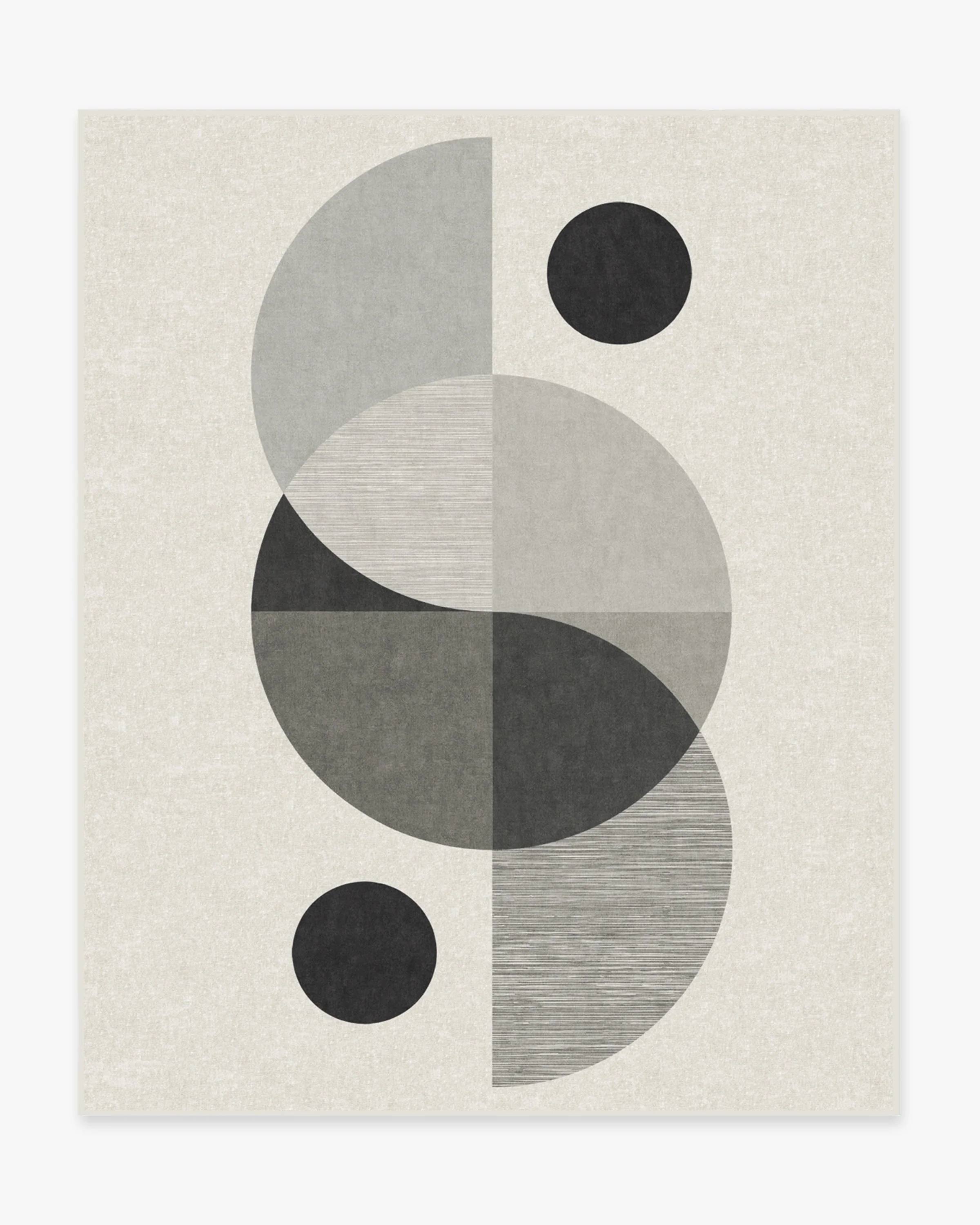 Villette Greyscale Flatwoven Rug by Nina Takesh