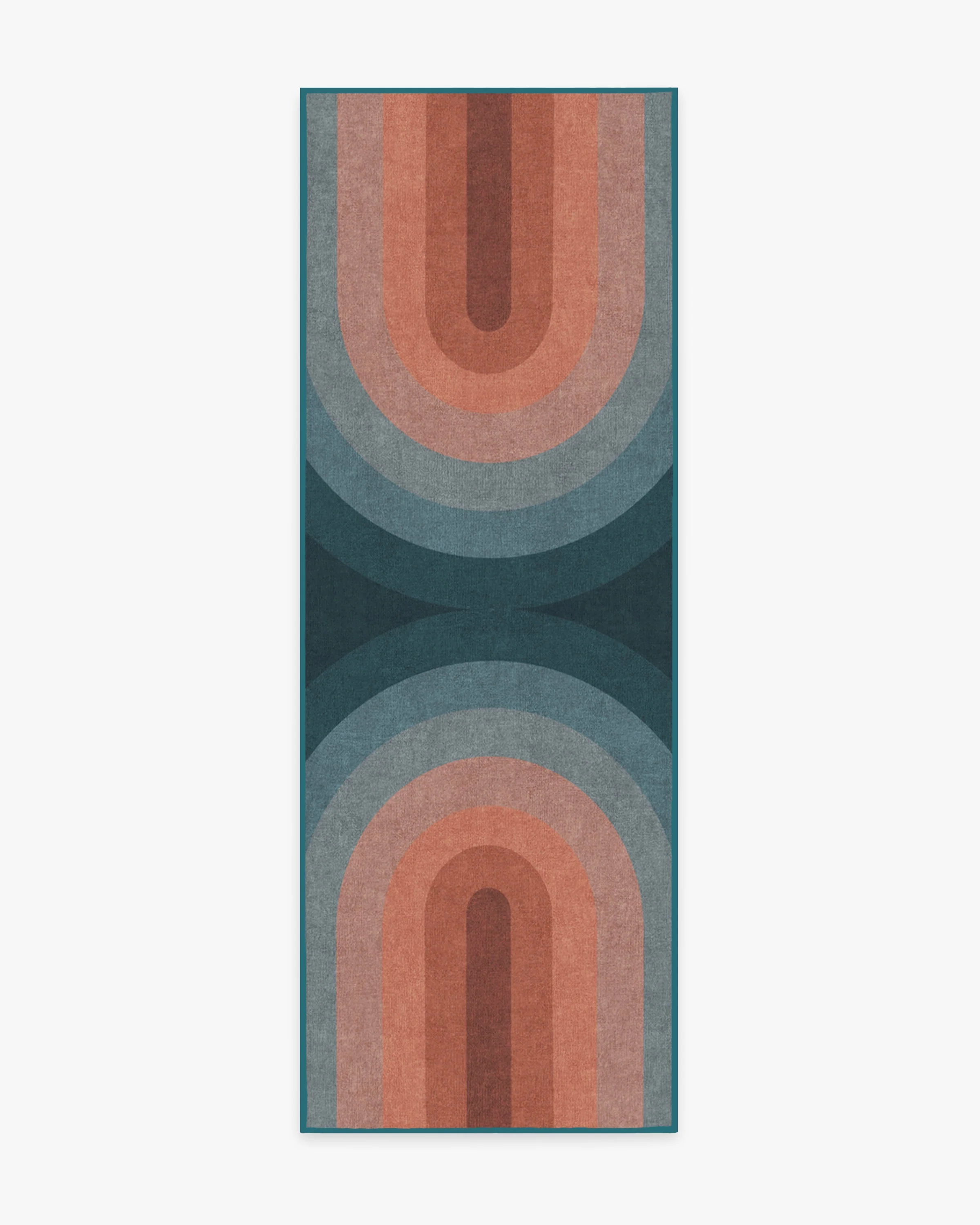 Absida Teal Flatwoven Rug