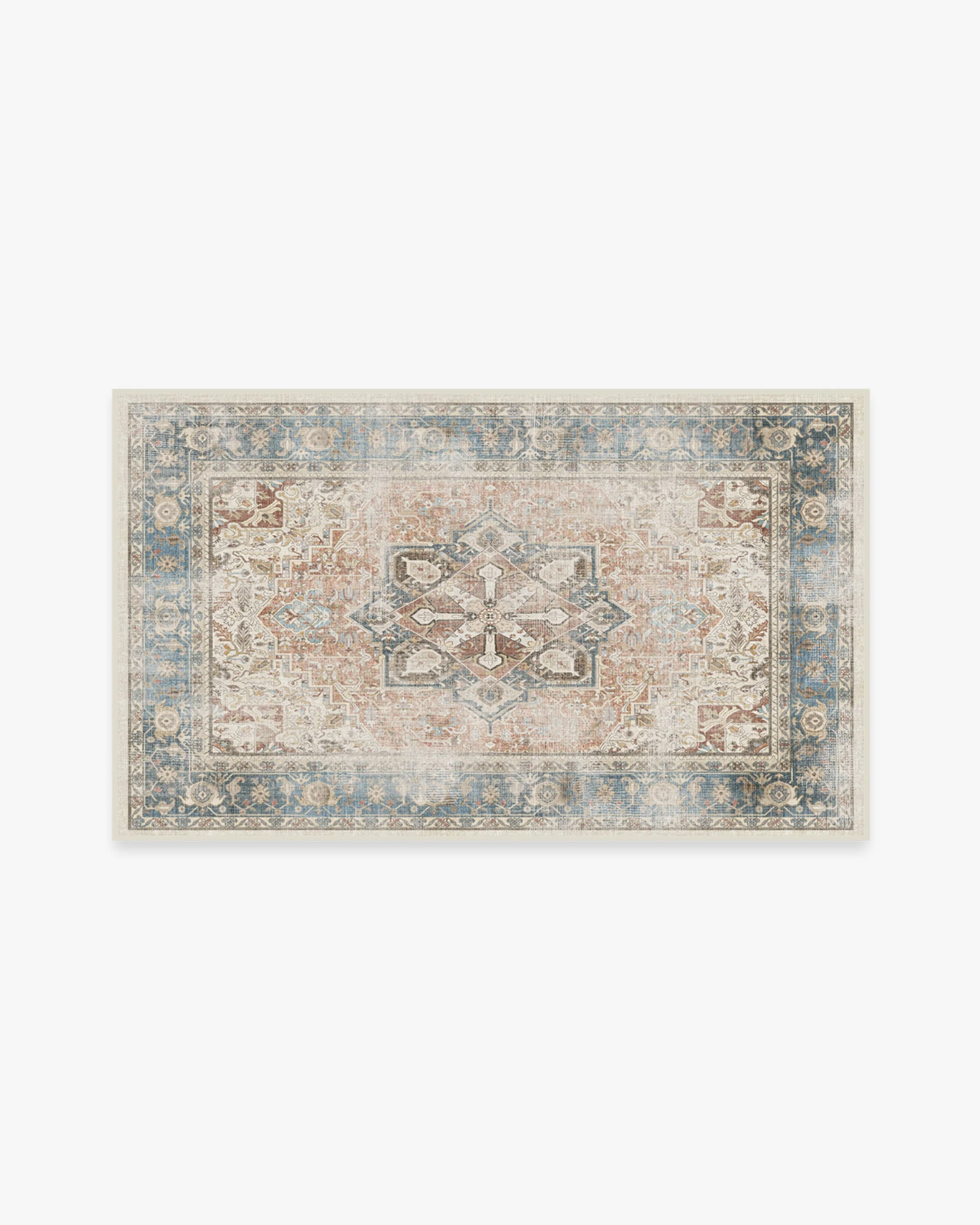 Kamran Coral Flatwoven Rug