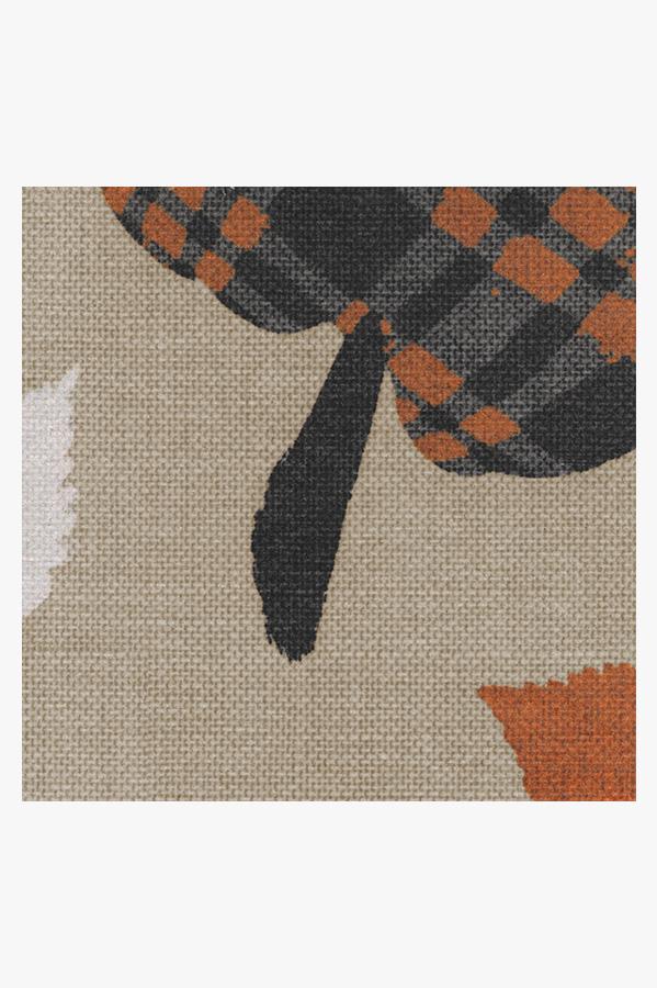 Pumpkin Orange Flatwoven Rug
