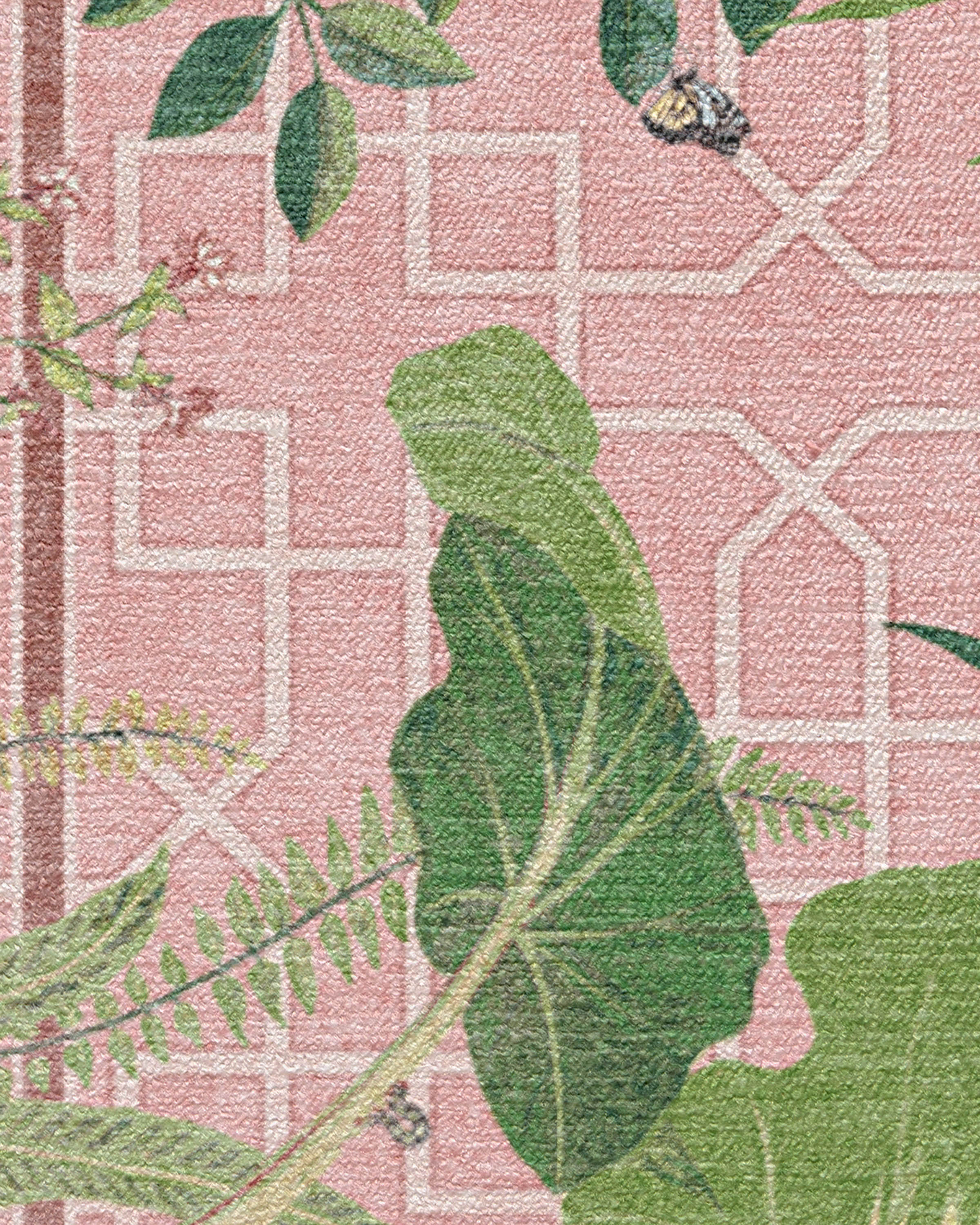 Palm House Rose Rug by Sanderson