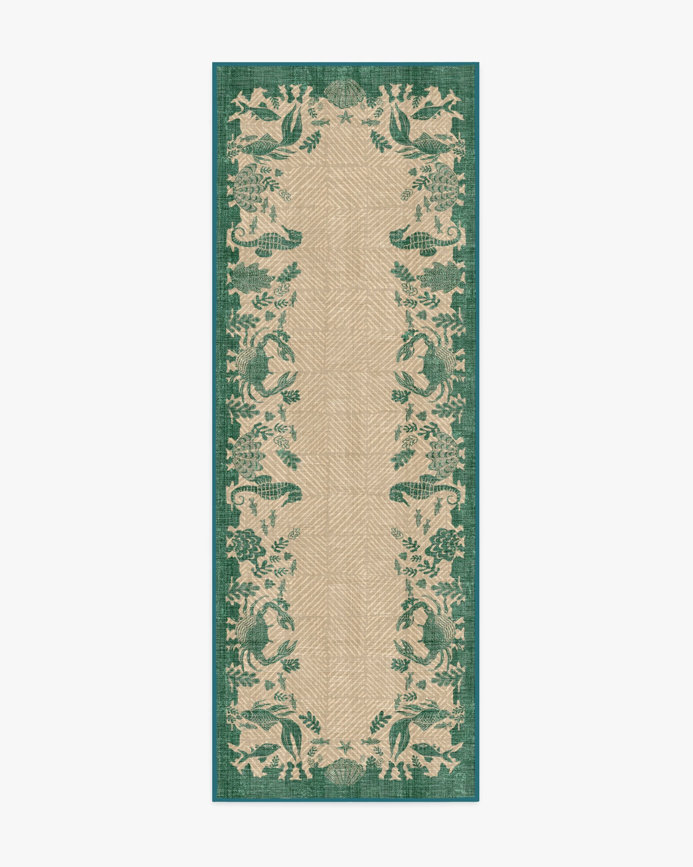 Ionia Emerald & Tan Outdoor Rug