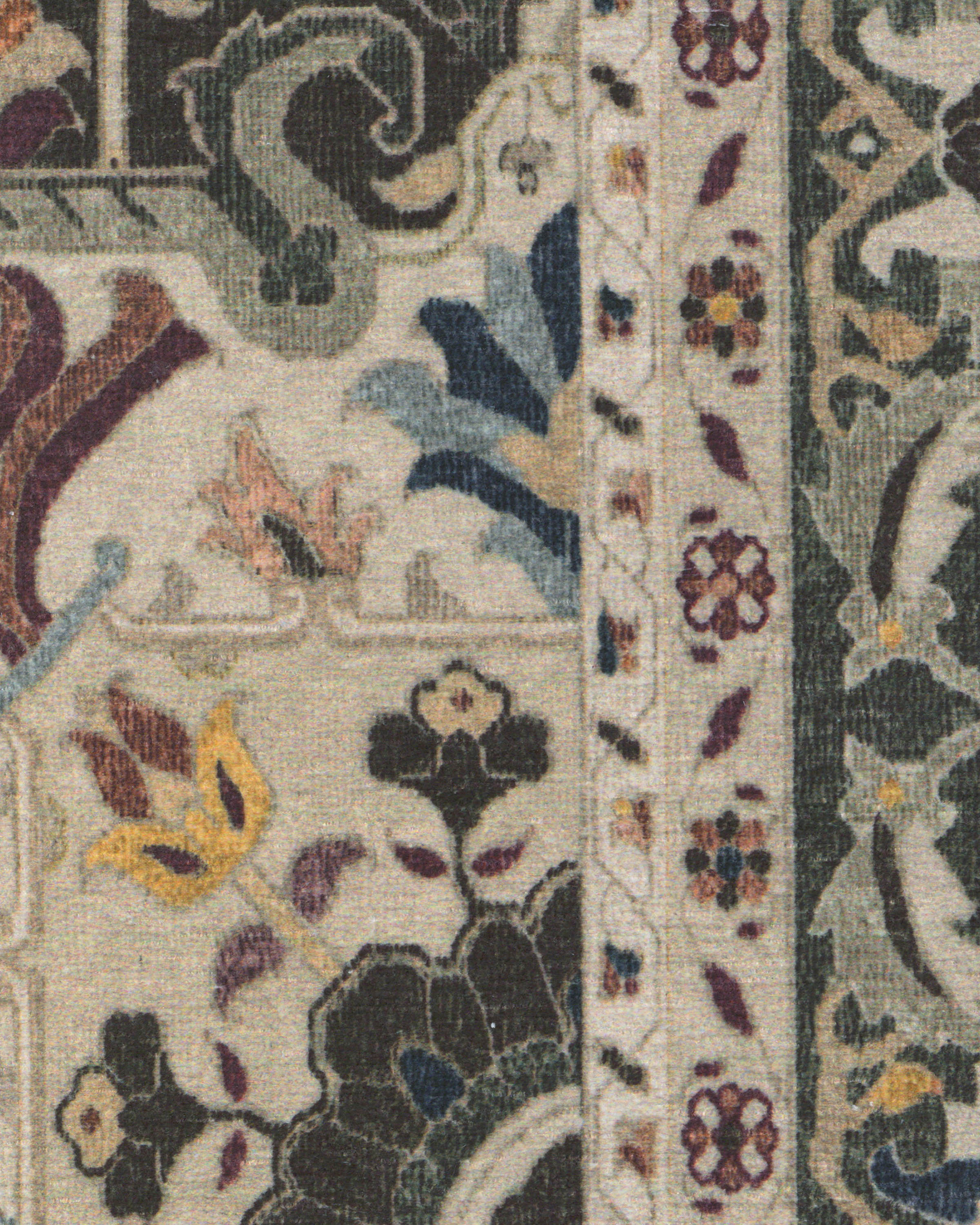 Hendesi Heriz Sage Flatwoven Rug