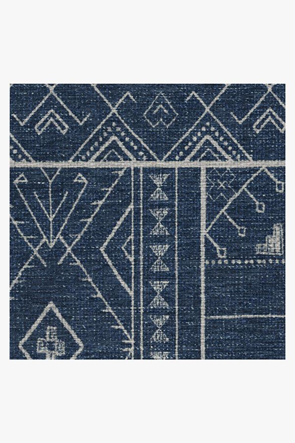 Leelu Navy Blue Flatwoven Rug