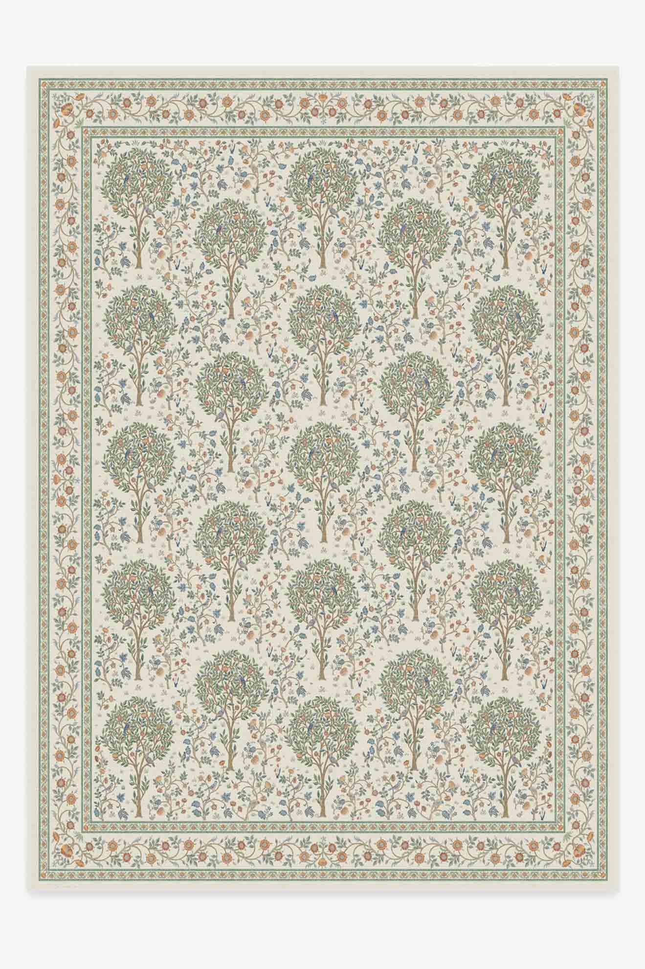 Kelmscott Tree Green Rug by Morris & Co.