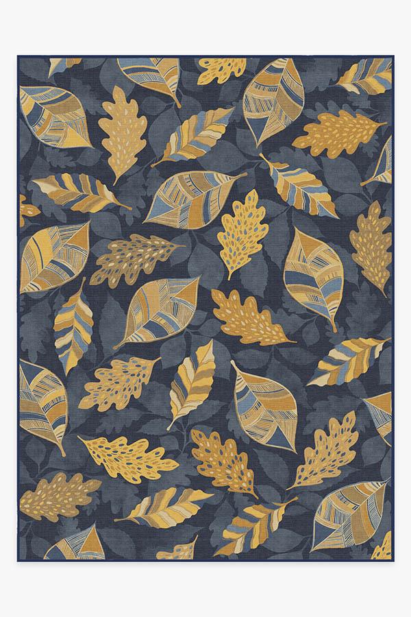 Aurelia Navy Gold Flatwoven Rug