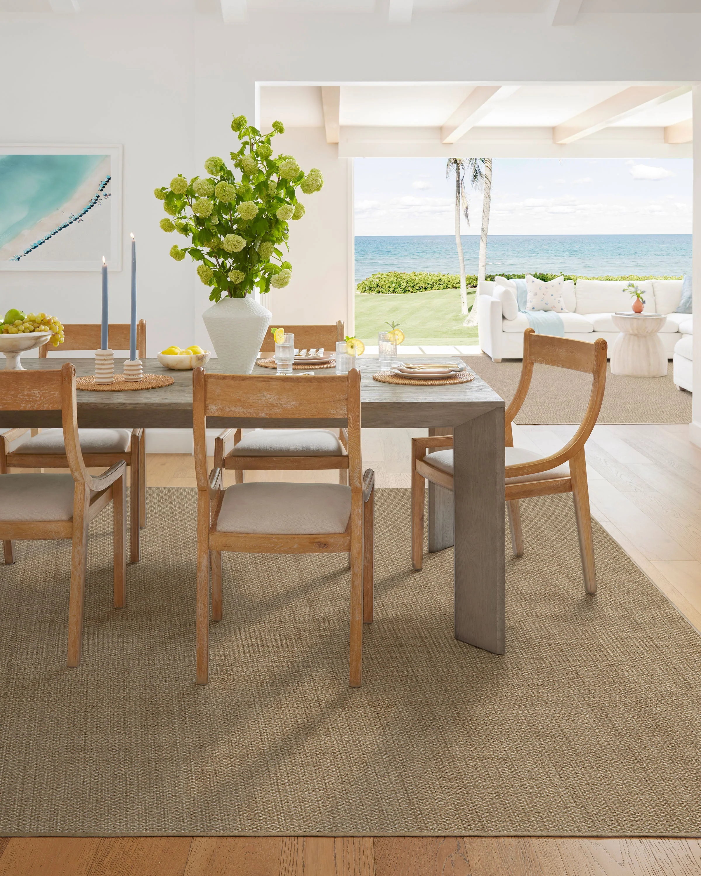 Tillie Solid Sand Re-Jute Rug