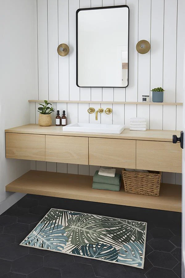 Monstera Jade Rug