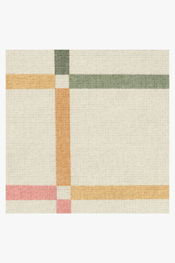 Joanna Ivory Rainbow Rug by The Home Edit