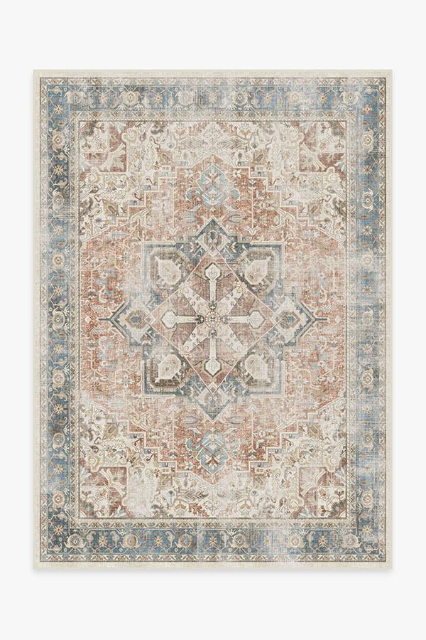 Kamran Coral Flatwoven Rug