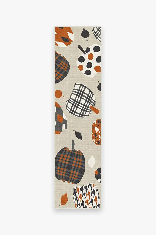 Pumpkin Orange Flatwoven Rug