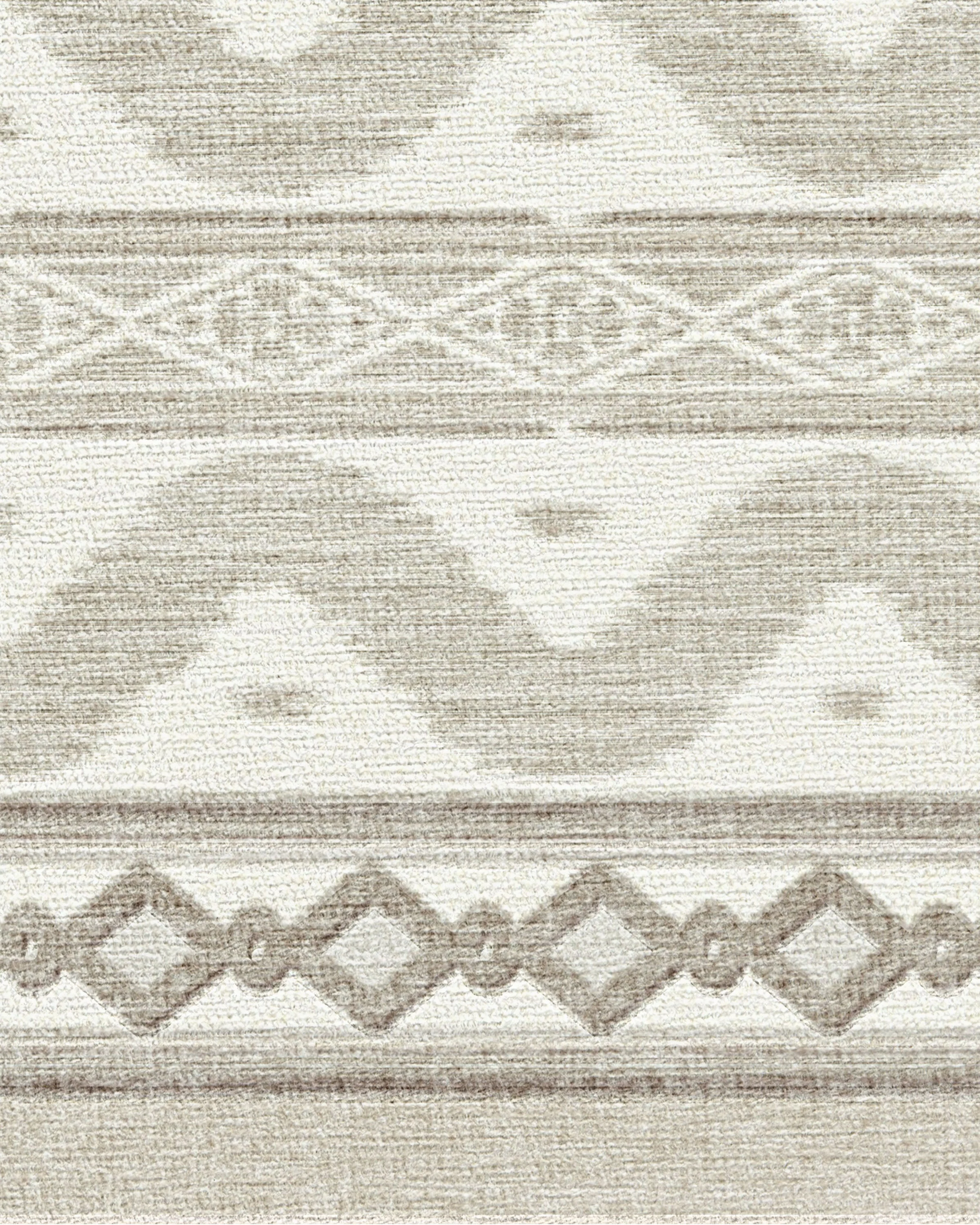 Ava Ikat Beige Flatwoven Rug by Mrs. Alice