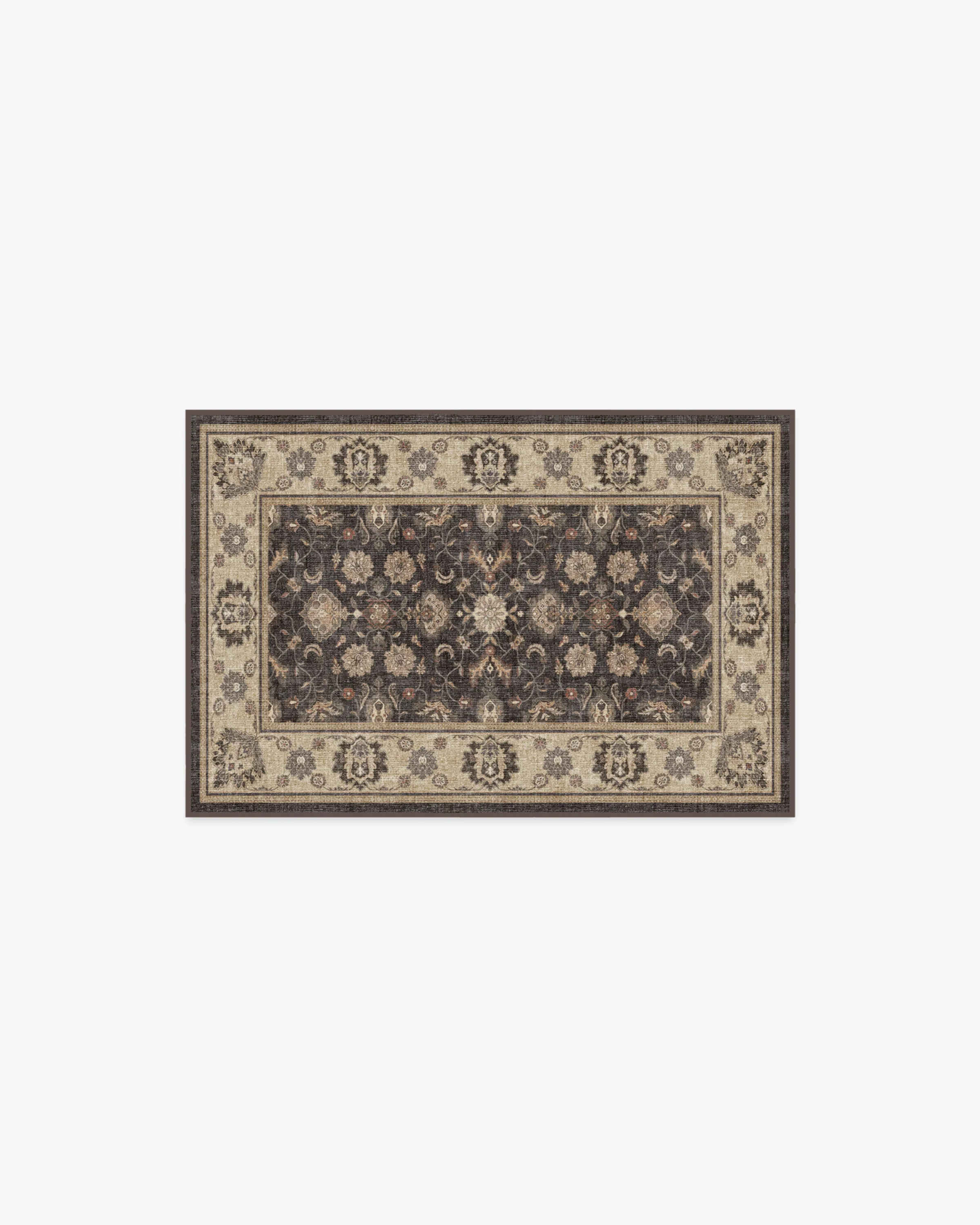 Odette Dark Wood Flatwoven Rug