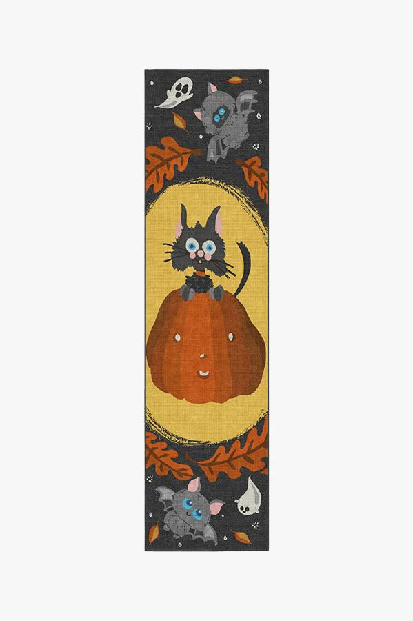 Scaredy Cat Flatwoven Rug